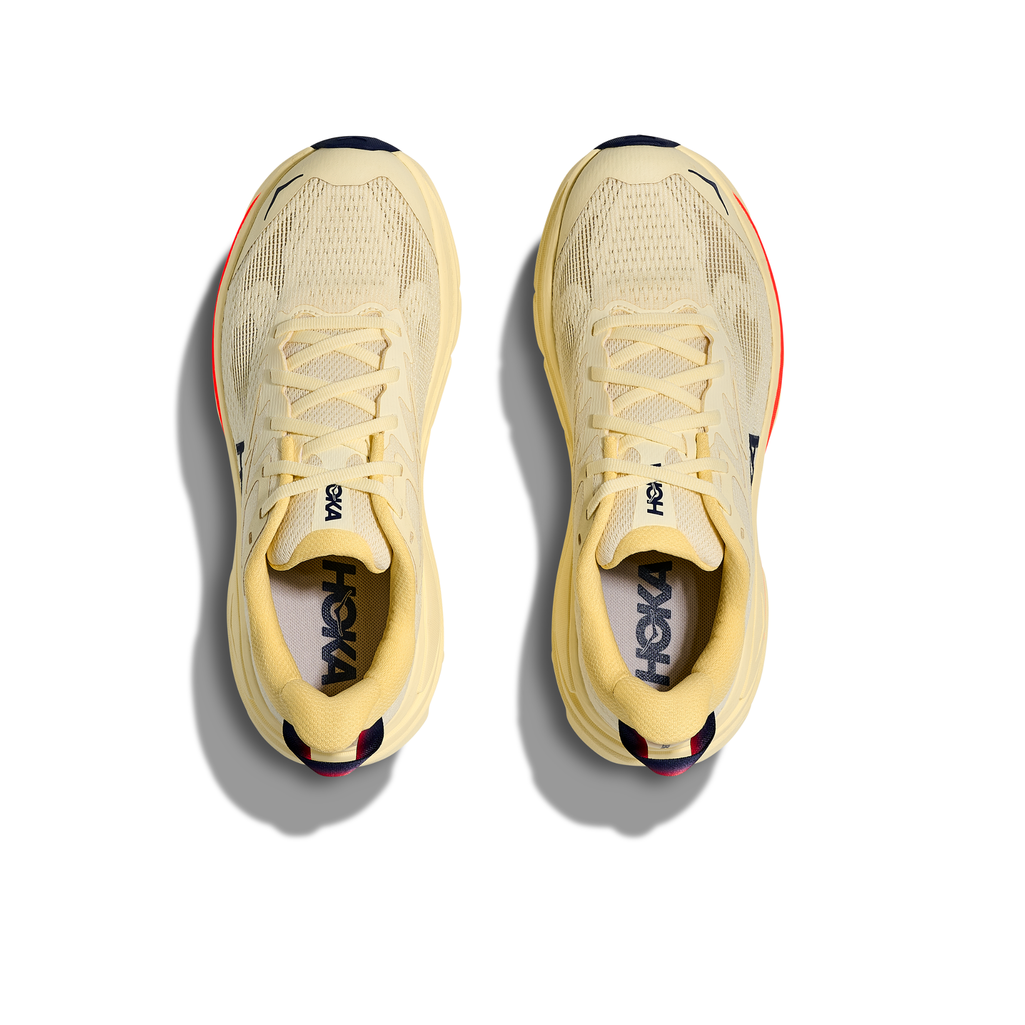 HOKA WOMEN'S CHALLENGER 8 - B - VINTAGE YELLOW/MIDNIGHT BLUE