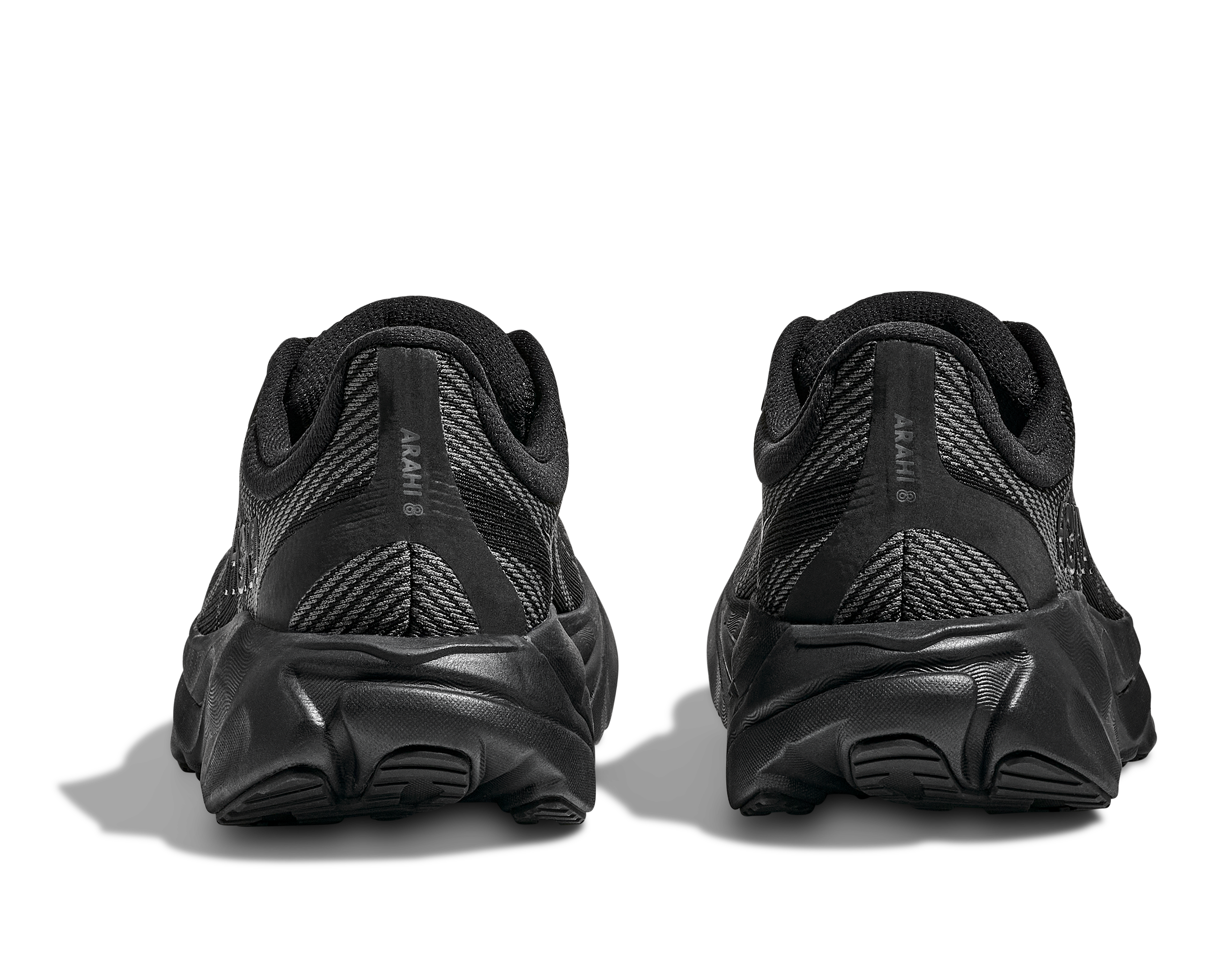 HOKA WOMEN'S ARAHI 8 - WIDE D - BLACK/BLACK - SIZE 9.5
