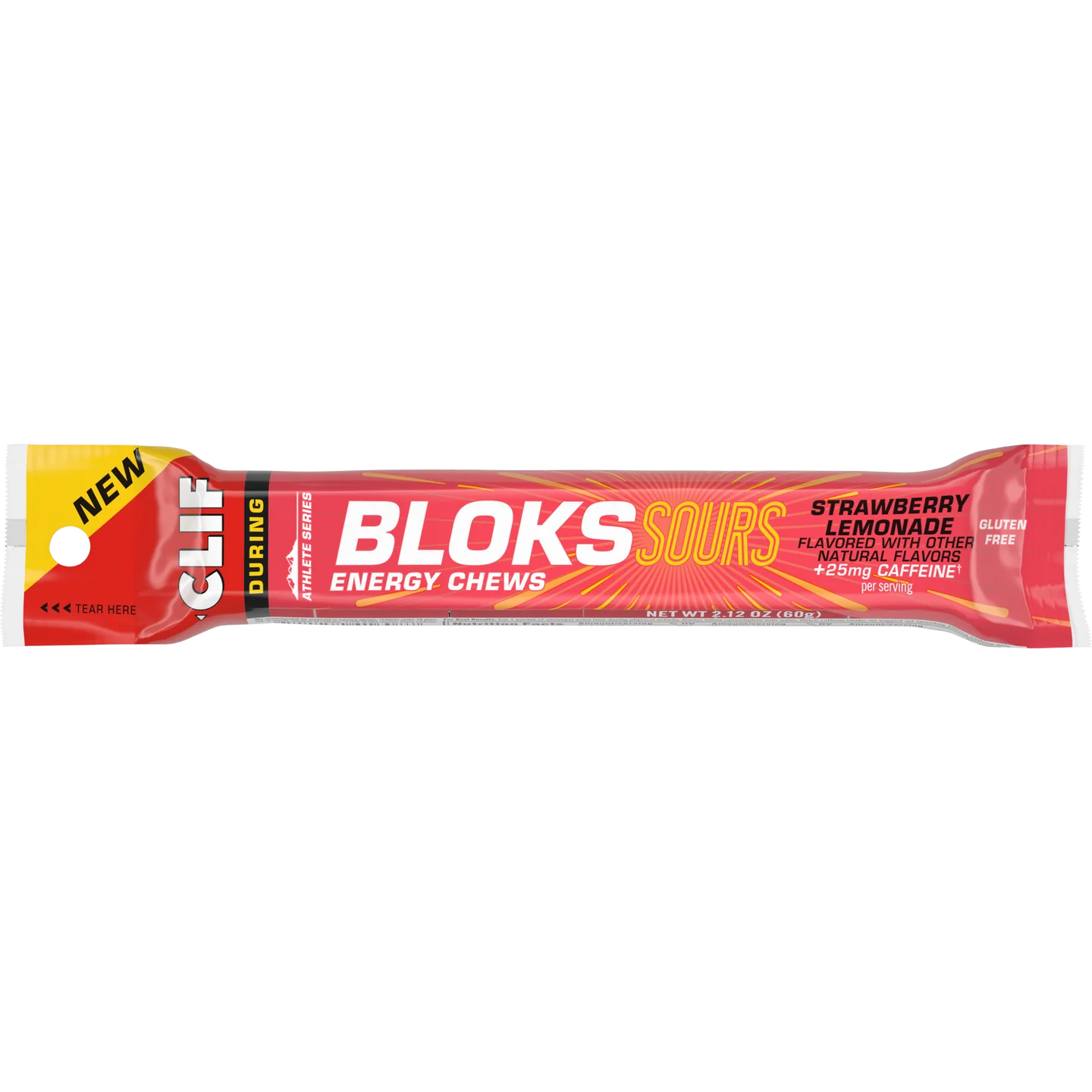 CLIF BAR CLIF BLOKS SOUR STRAWBERRY LEMONADE