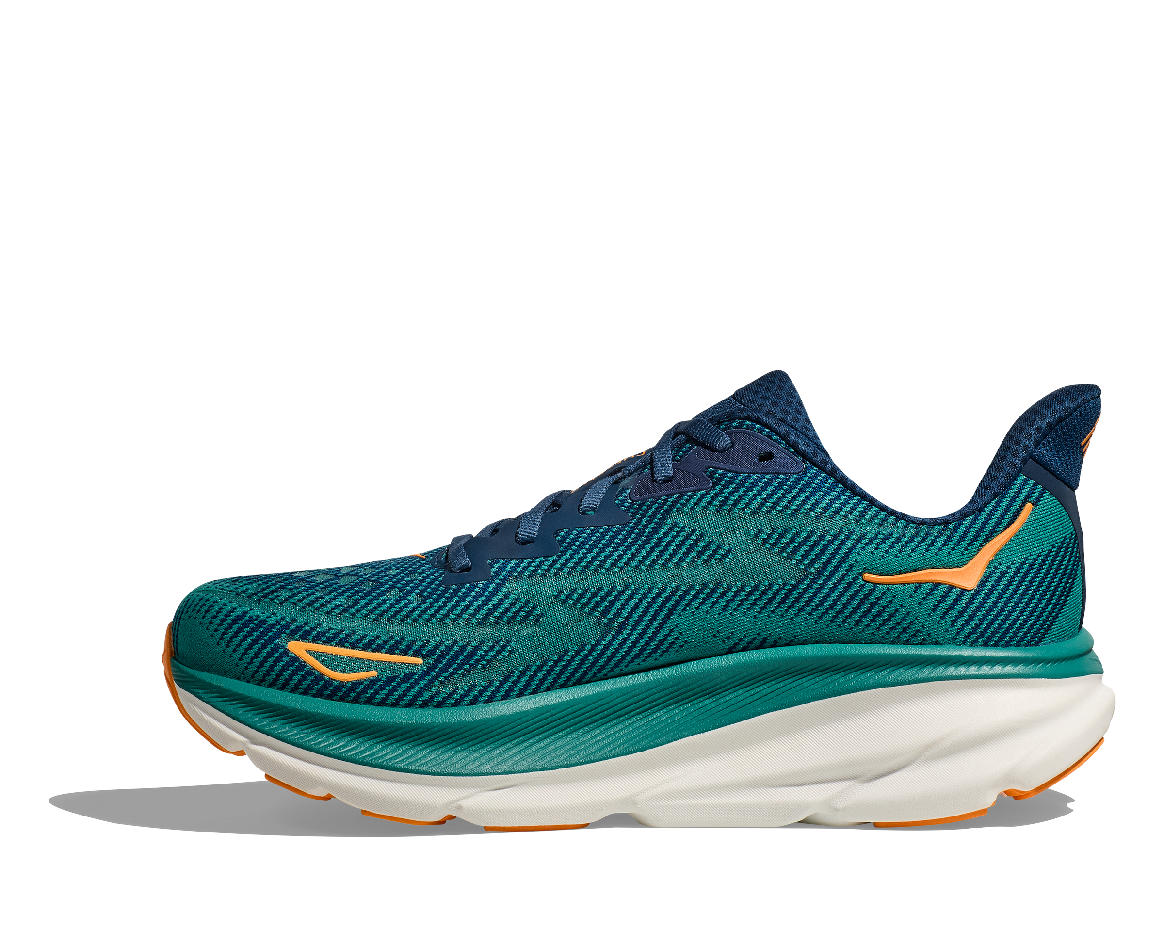 HOKA MEN'S CLIFTON 9 - D - MCN MIDNIGHT/OCEANIC 