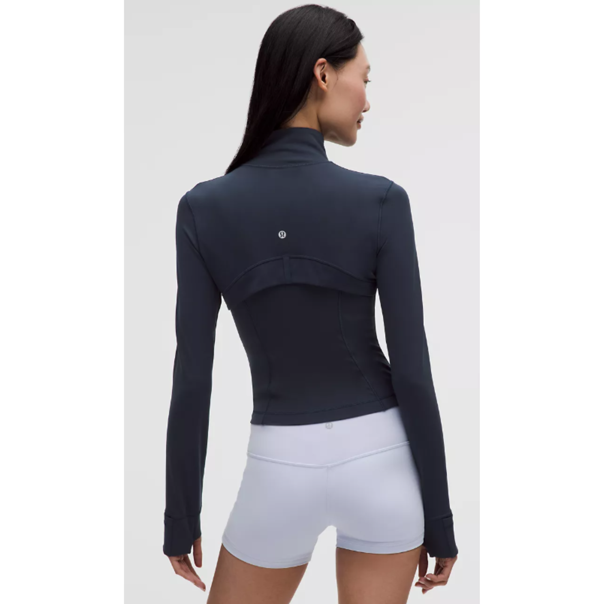 LULULEMON WOMEN'S DEFINE CROPPED JACKET NULU - TRUE NAVY