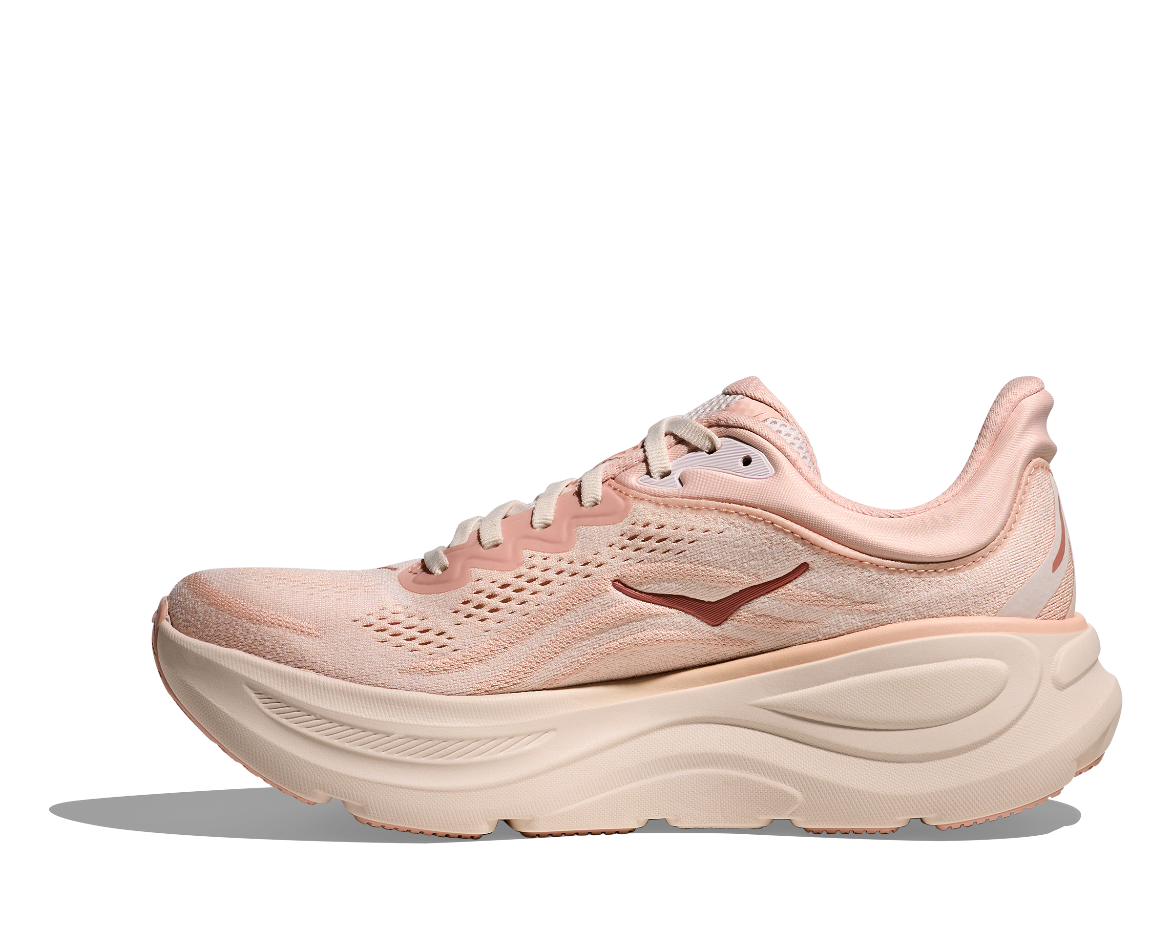 HOKA WOMEN'S BONDI 9 - B - ROSE LATTE/ROSE CREAM