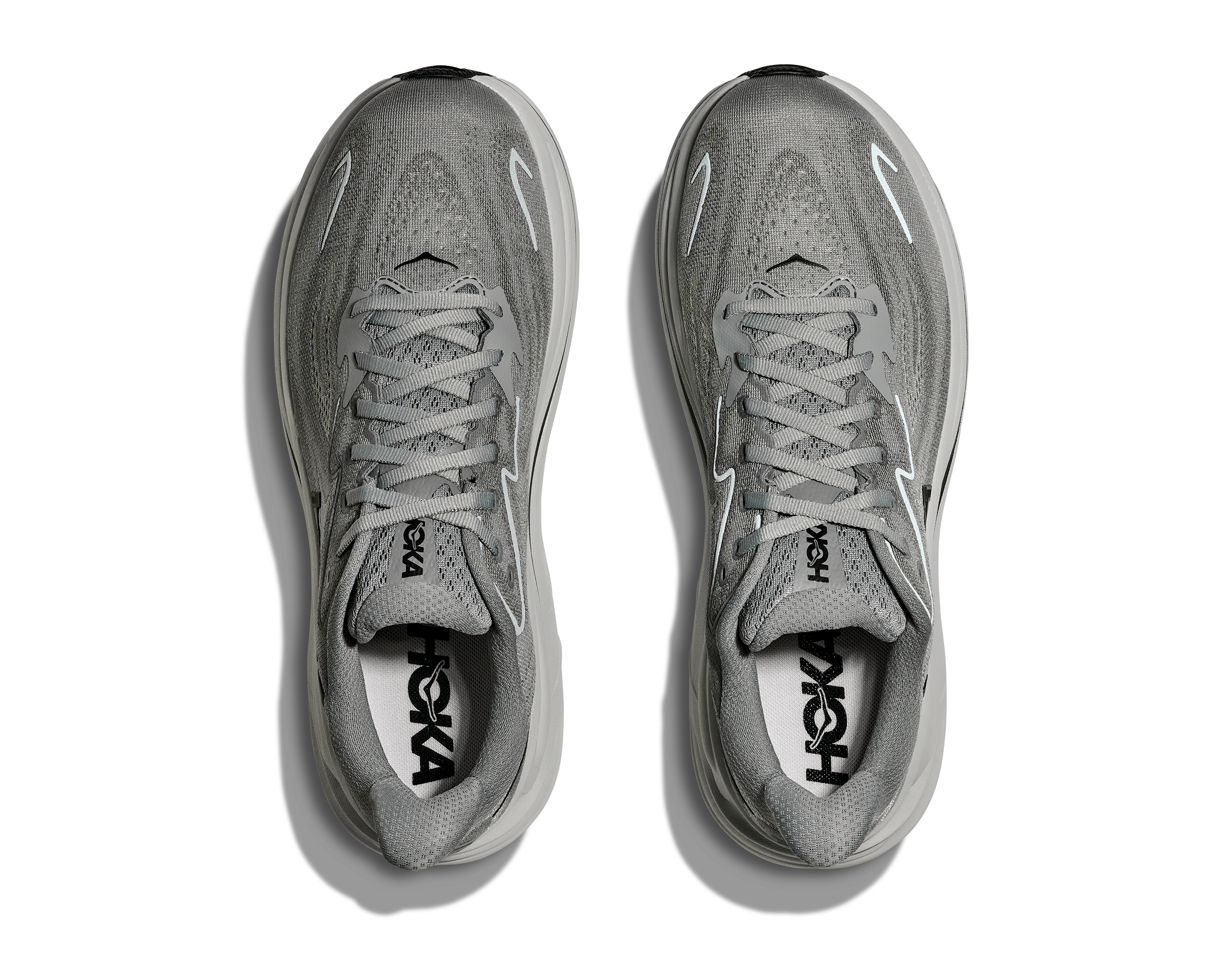 HOKA MEN'S CLIFTON 10 - WIDE 2E - GALACTIC GREY/ASTEROID