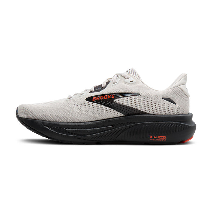 BROOKS MEN'S GHOST 18 - WIDE 2E - COCONUT/PEARL/TIGERLILY