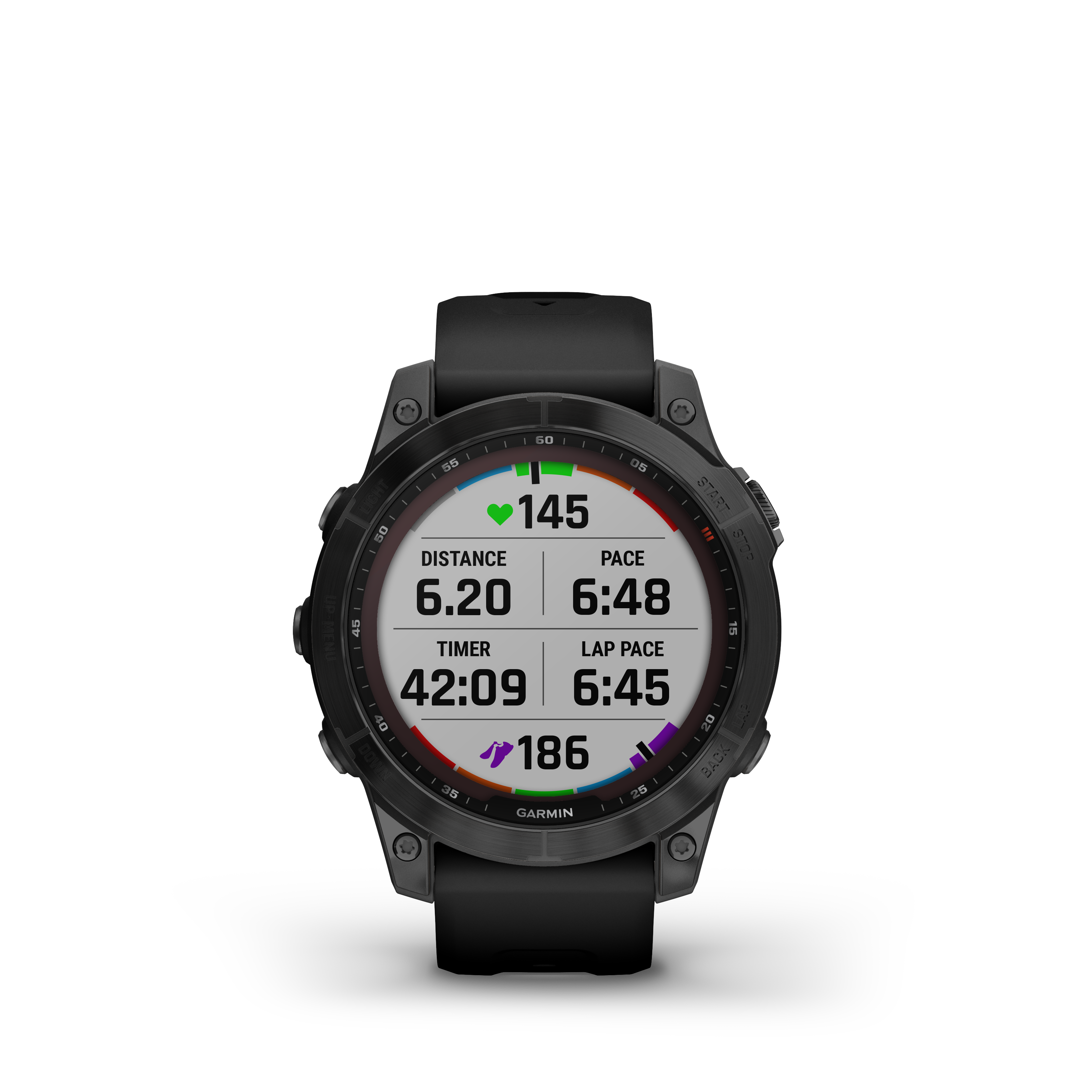  Garmin Fenix 6 pro Multisport GPS Watch Black with Black Band :  Electronics