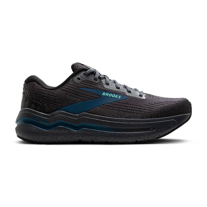 BROOKS MEN'S GHOST MAX 2 - WIDE 2E - 081 EBONY/COCKATOO/BLUE SAPPHIRE 7.0