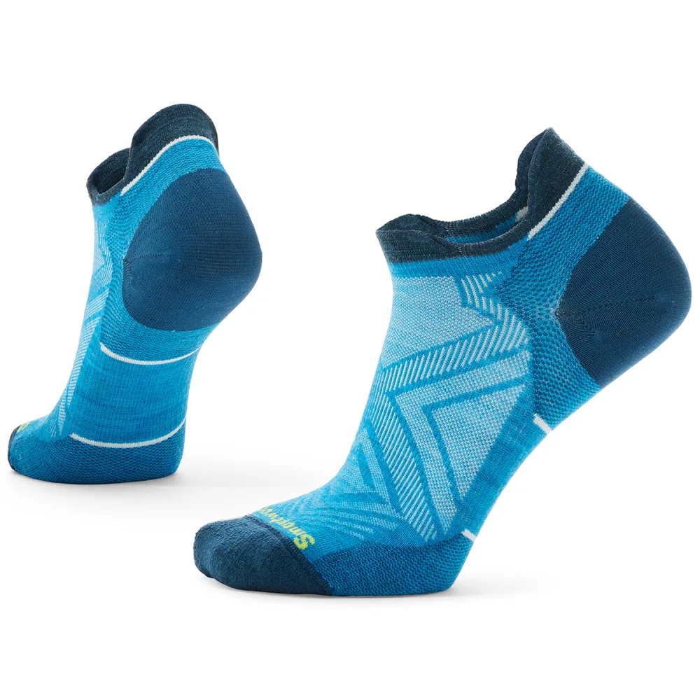 SMARTWOOL WOMEN'S RUN ZERO CUSHION LOW ANKLE SOCK E21 OCEAN ABYSS