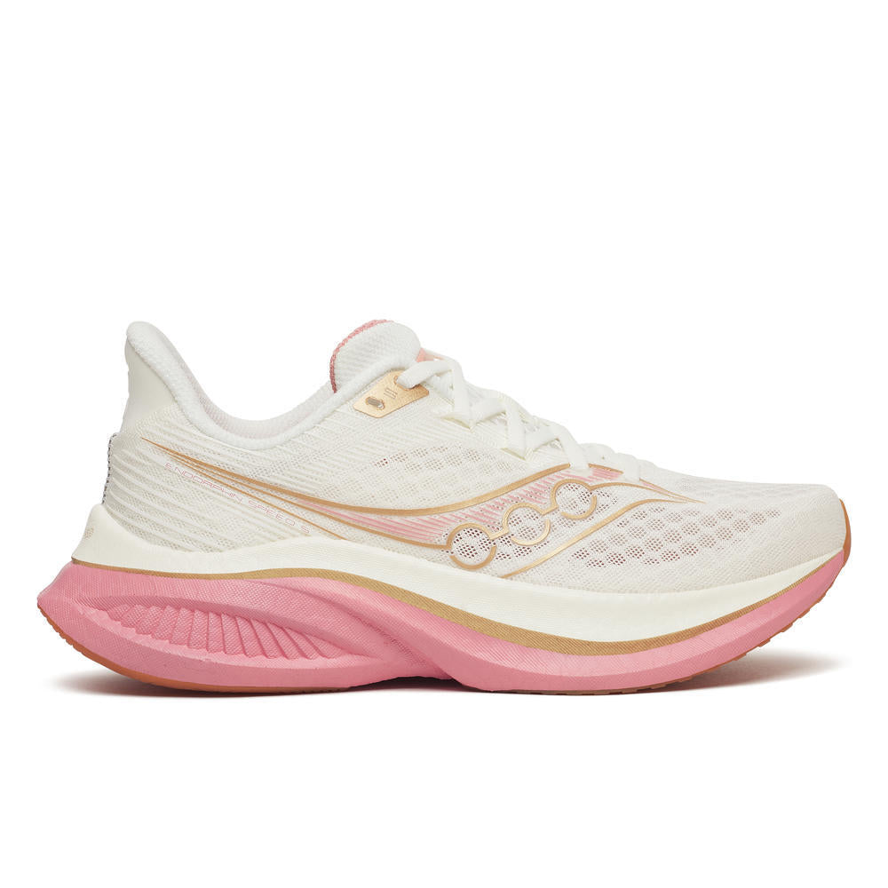 SAUCONY WOMEN'S ENDORPHIN SPEED 5 - B - IVORY/MAUVE 5.0