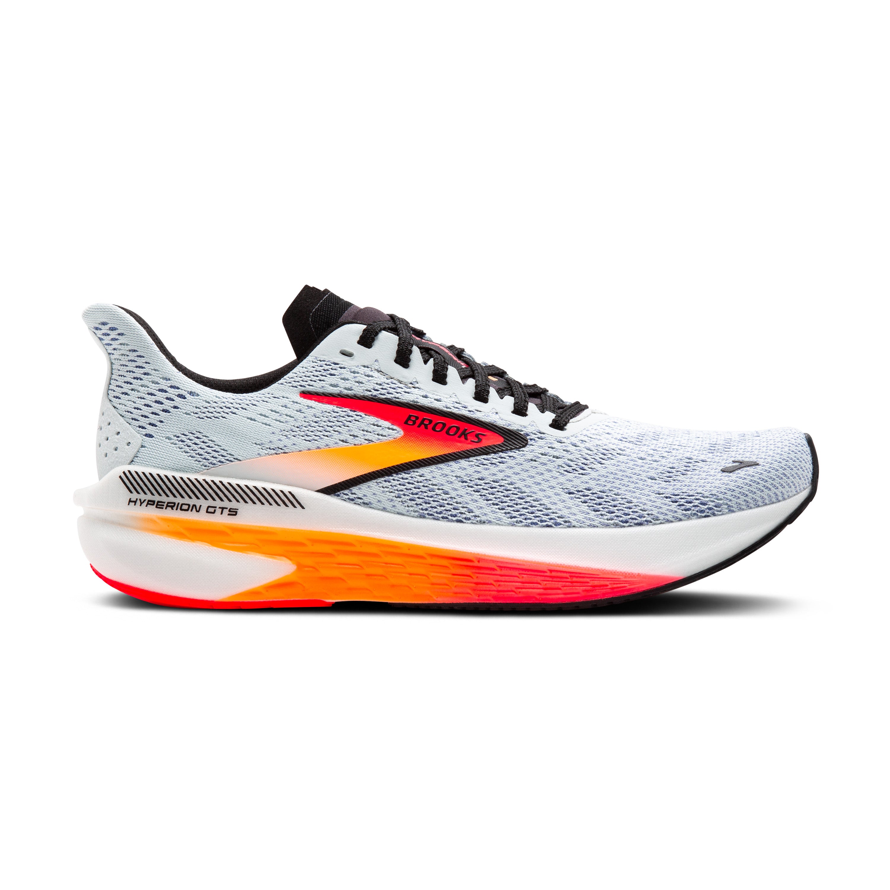 BROOKS MEN'S HYPERION GTS 2 - D - 443 ILLUSION/CORAL 7.0