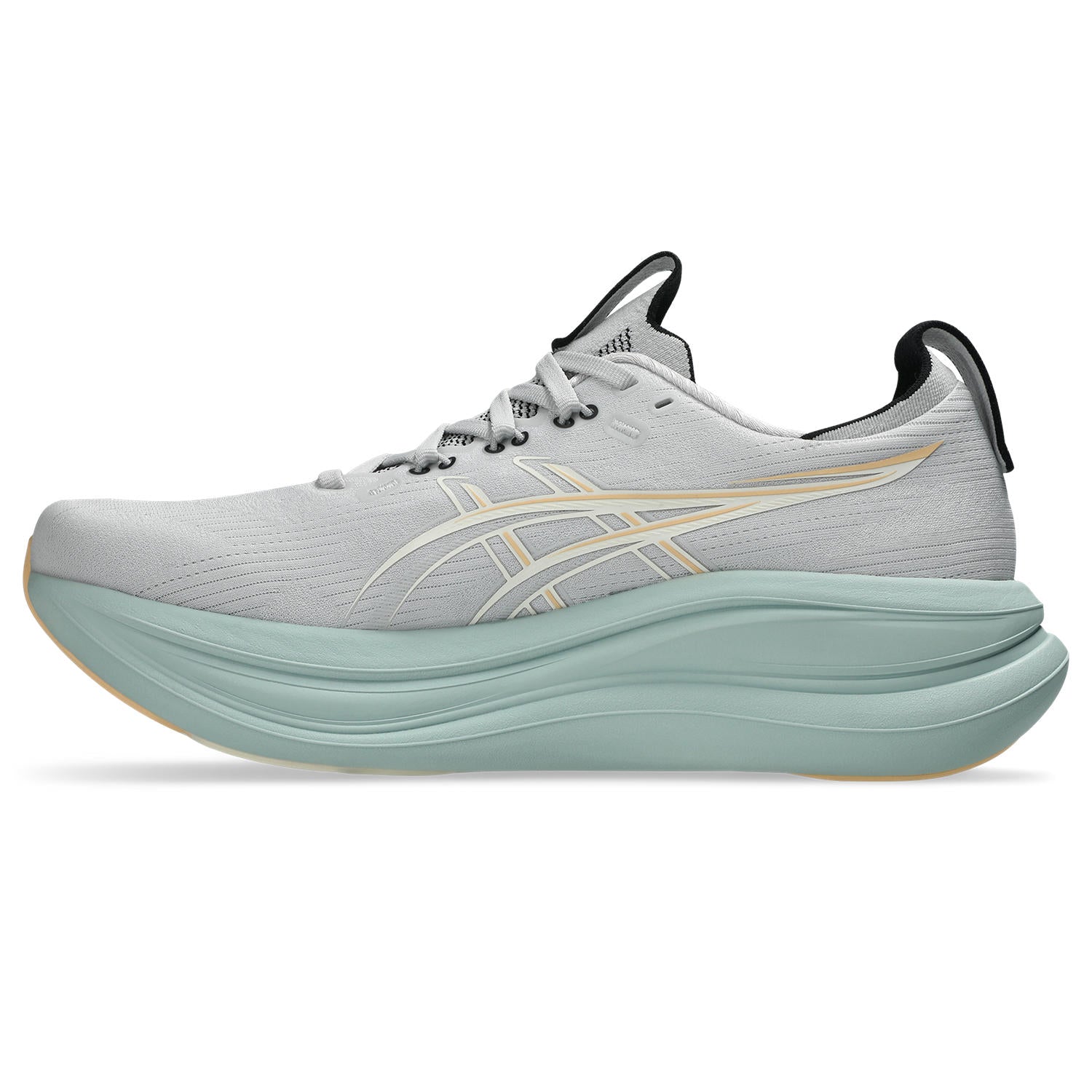 ASICS MEN'S NIMBUS 28 - D - CLOUD GREY/CREAM