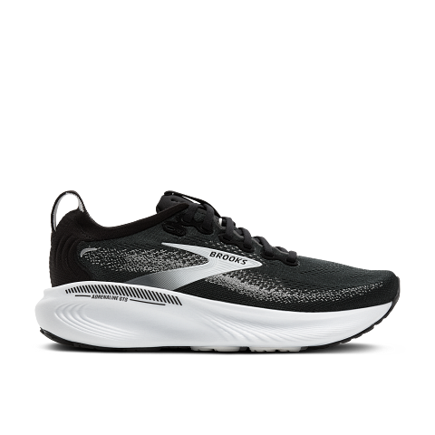 BROOKS MEN'S ADRENALINE GTS 25 - X-WIDE 4E - BLACK/GREY/WHITE 7.0