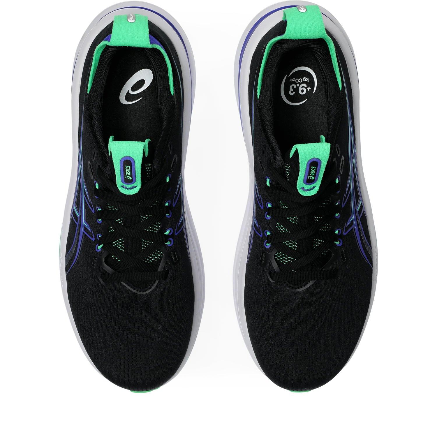 ASICS MEN'S NIMBUS 28 - D - BLACK/COBALT BURST