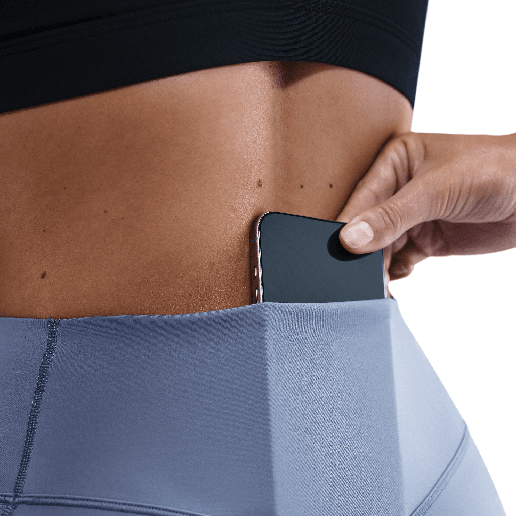 NIKE WOMEN'S UNIVERSA HIGH WAISTED 7/8 LEGGINGS - WORLD INDIGO