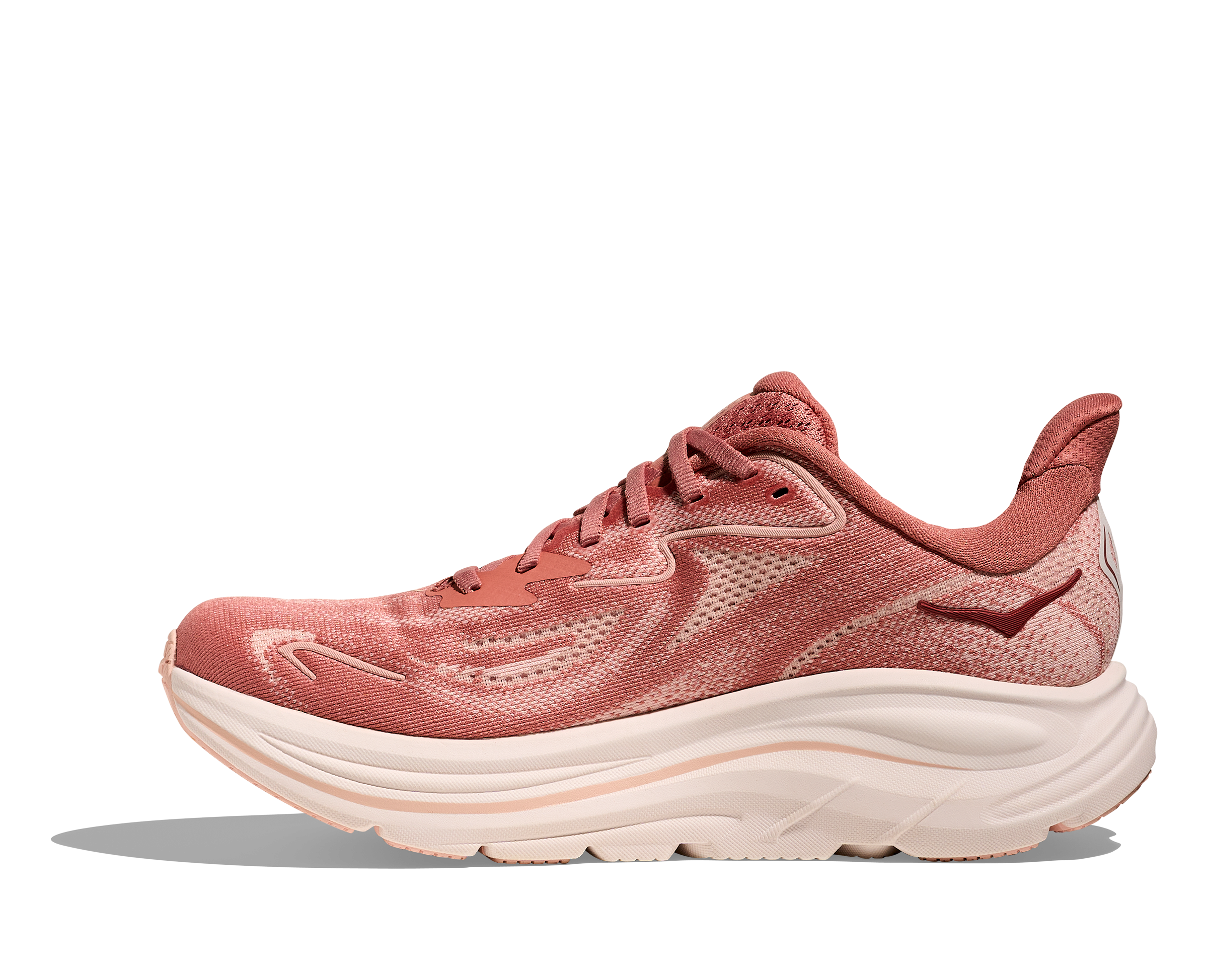HOKA WOMEN'S CLIFTON 10 - B - BLUSH/ROSE LATTE