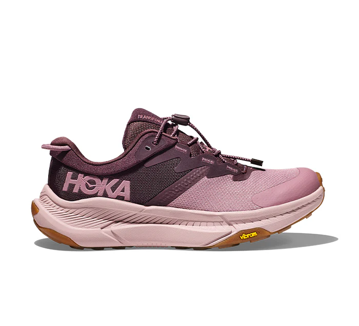 HOKA WOMEN'S TRANSPORT - B - RWMV RAISIN/WISTFUL MAUVE 6.0