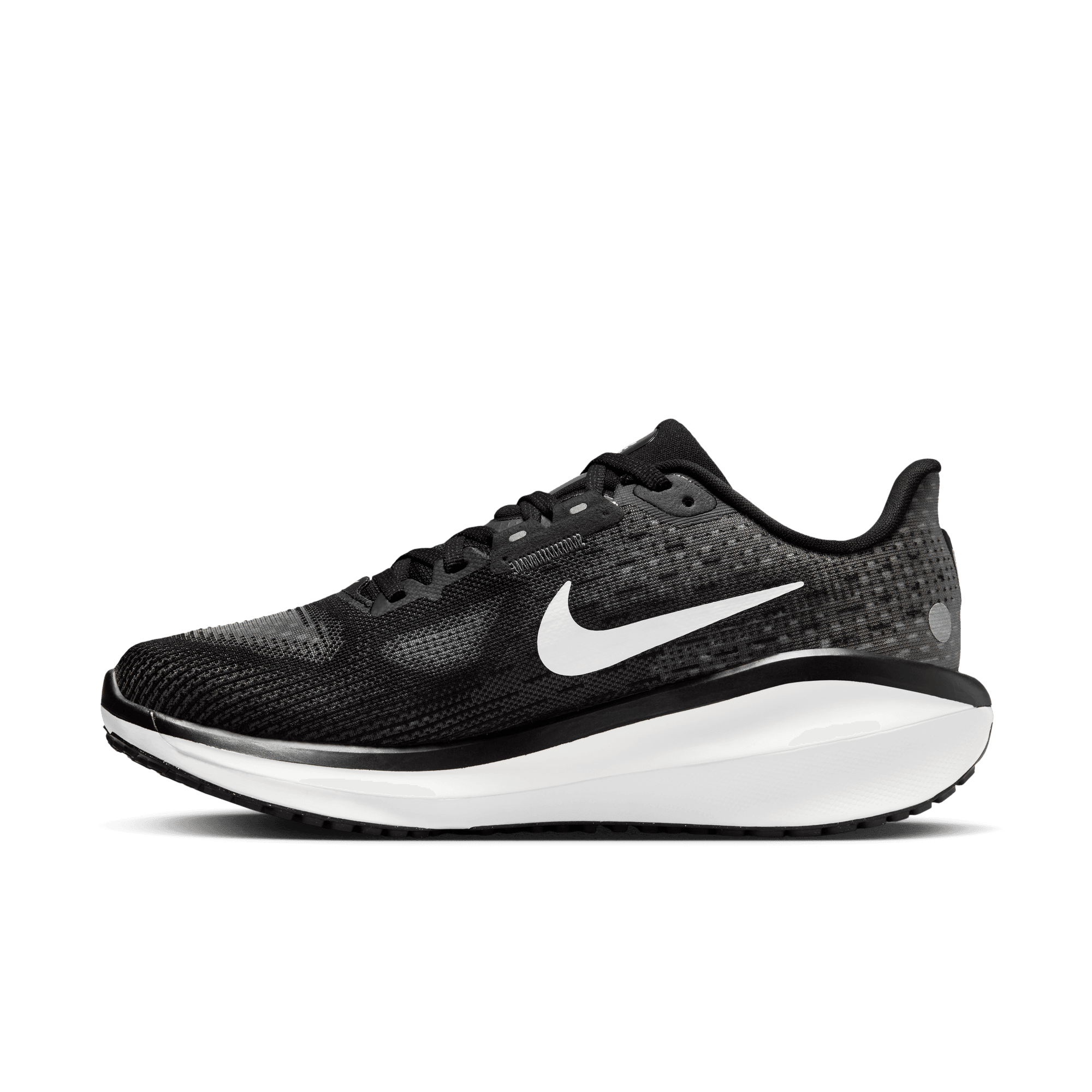 NIKE WOMEN'S VOMERO 17 - B - 001 BLACK/WHITE - 9.0 