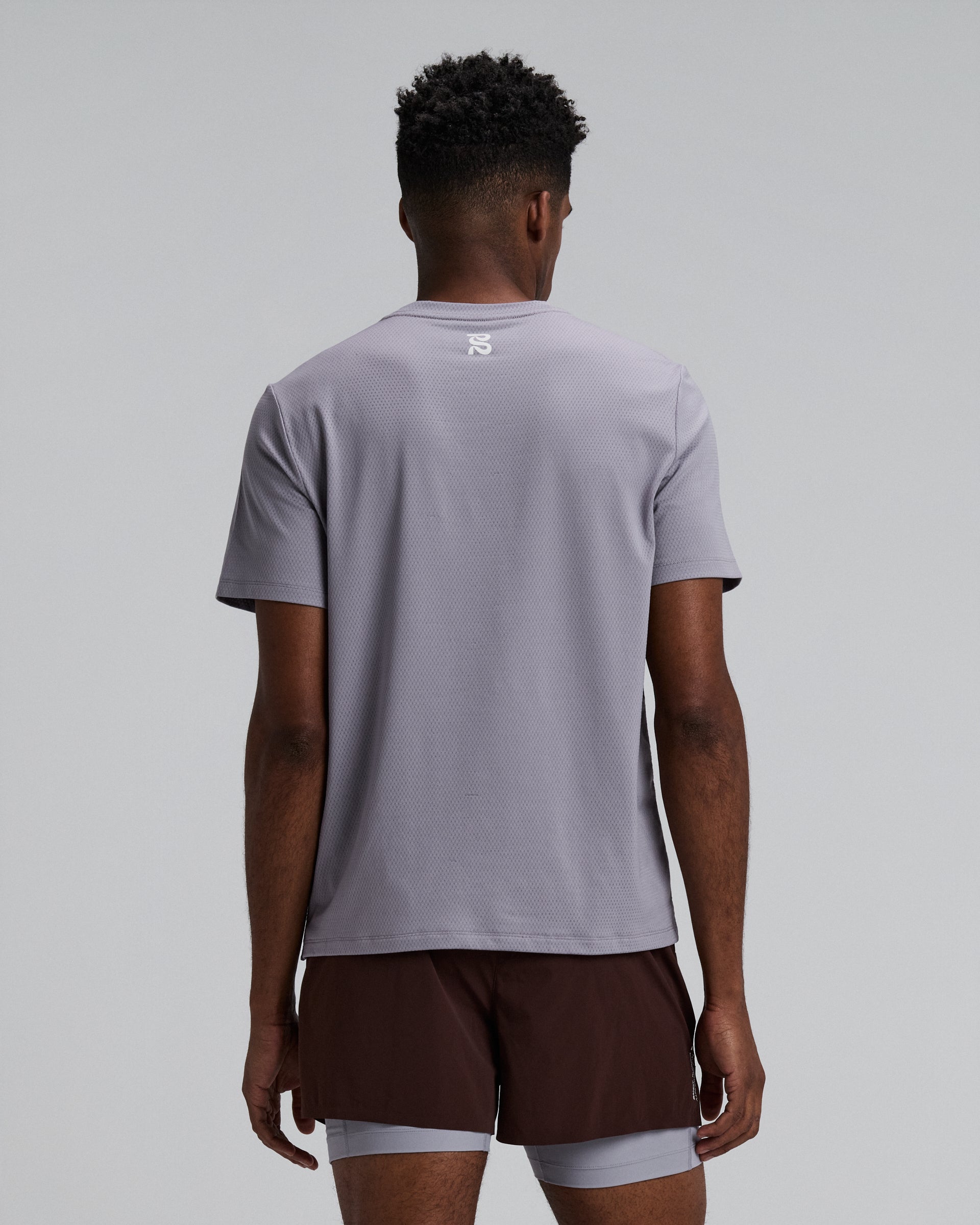 BANDIT MEN'S PERFORMANCE TEE MICROMESH - VIOLET FOG