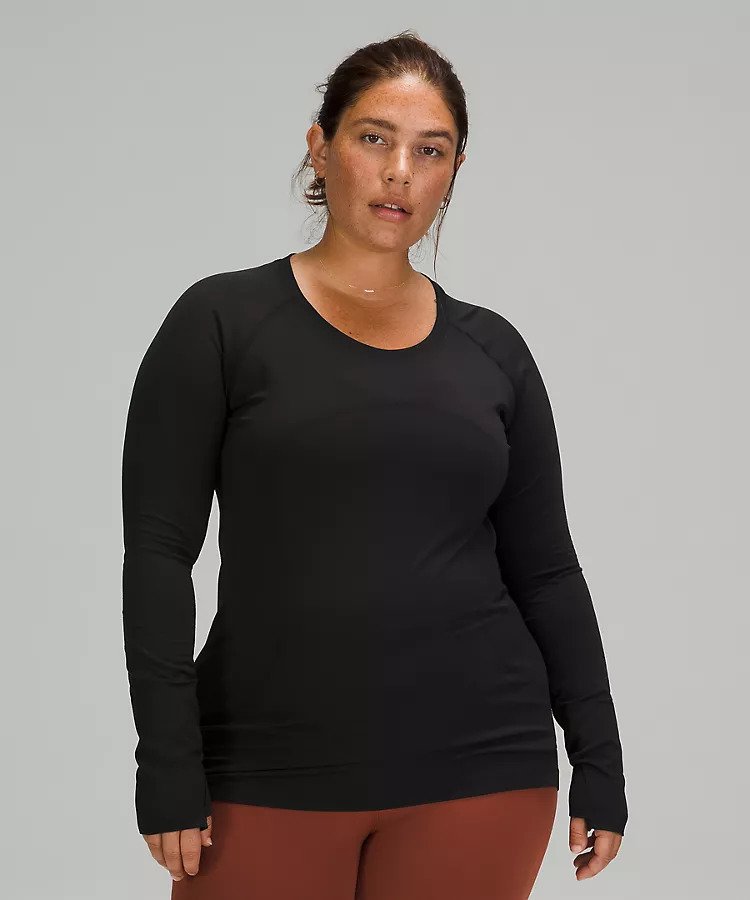 WOMEN'S SWIFTLY TECH LONG SLEEVE 2.0 - BLACK | Performance Running ...