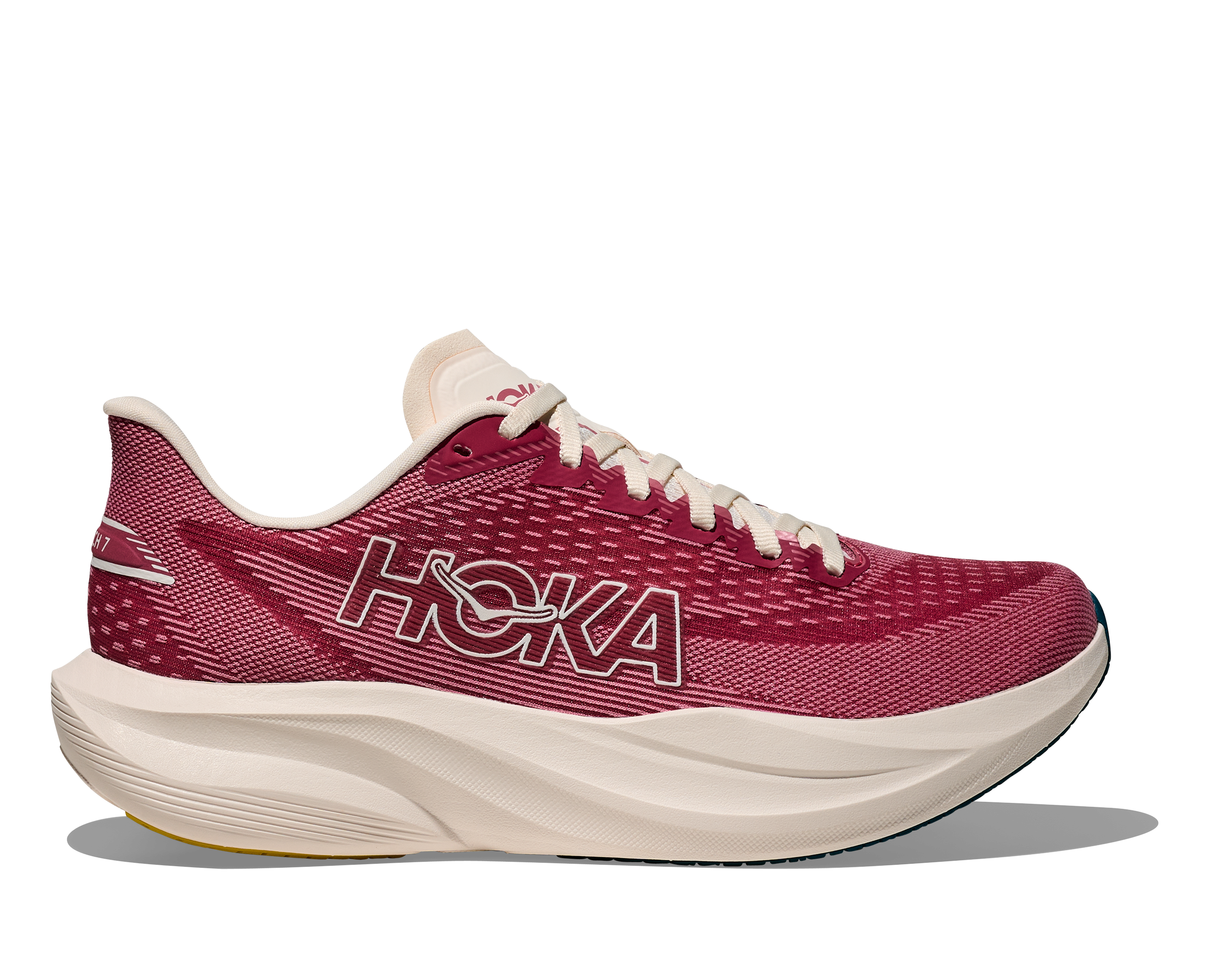 HOKA WOMEN'S MACH 7 - B - LINGONBERRY/CRANBERRY 5.0
