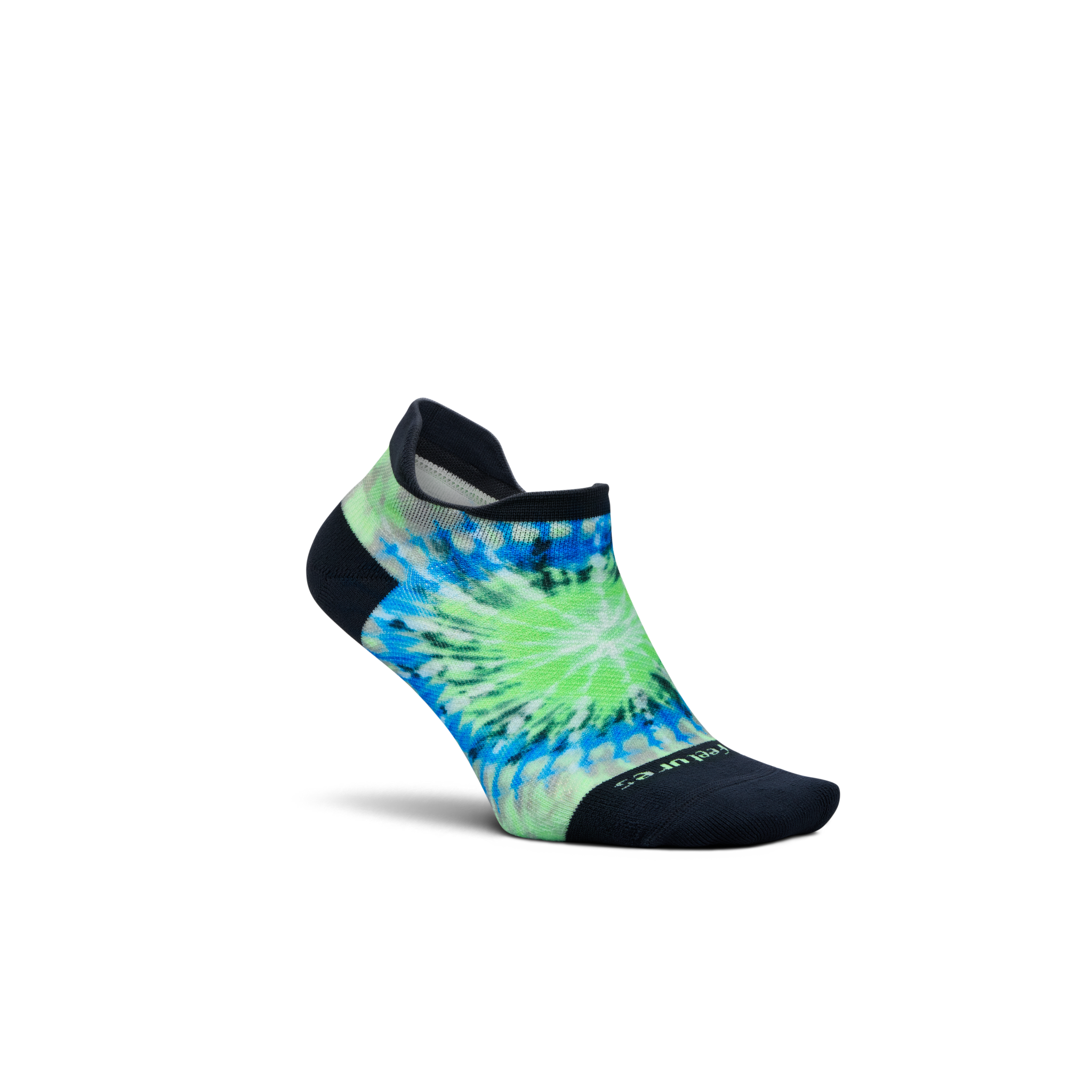 FEETURES ELITE LIGHT CUSHION NO SHOW TAB LIMITED EDITION TIE DIE ELECTRIC SUNBURST