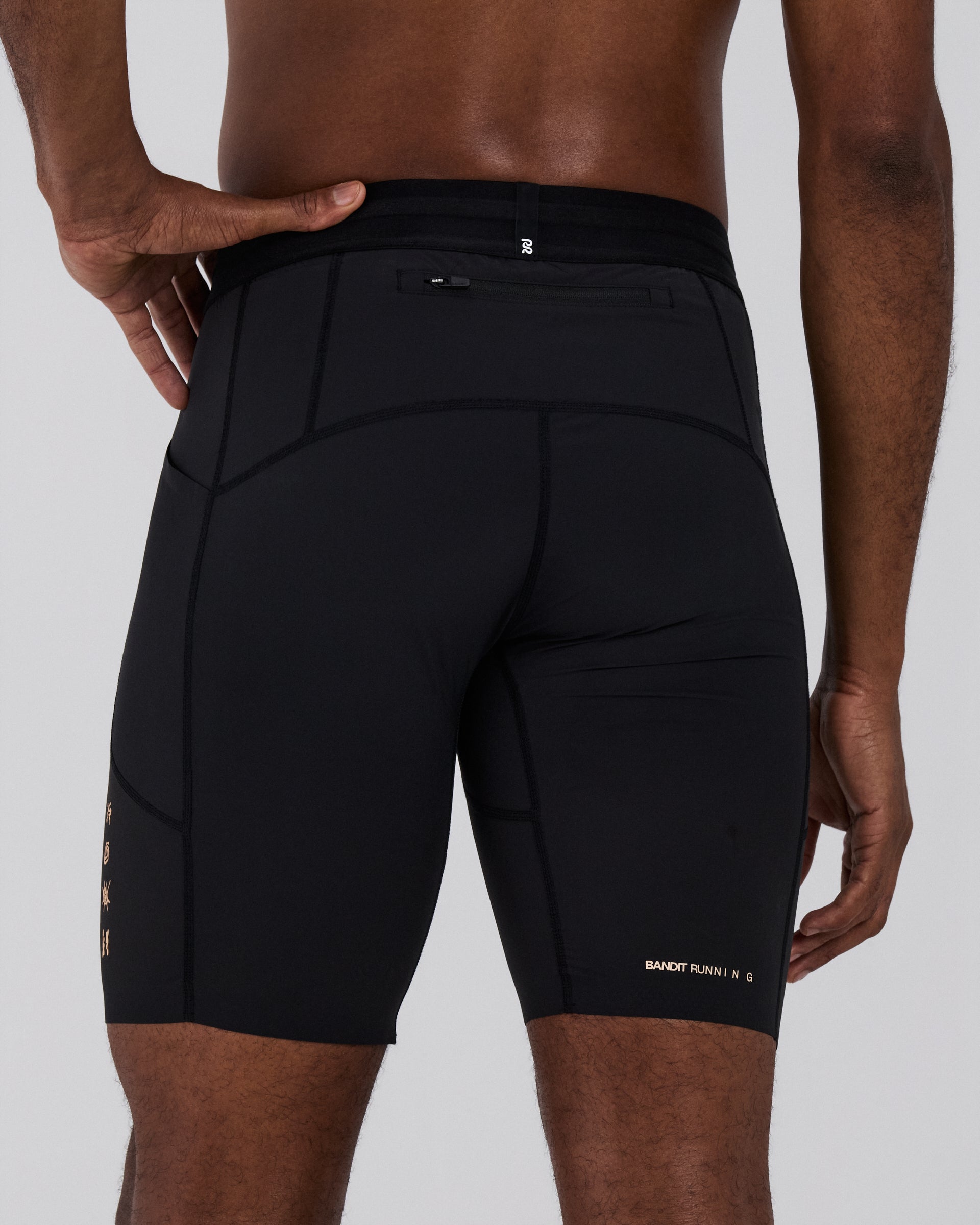 BANDIT MEN'S SOLITE HALF TIGHT - BANDIT BLACK