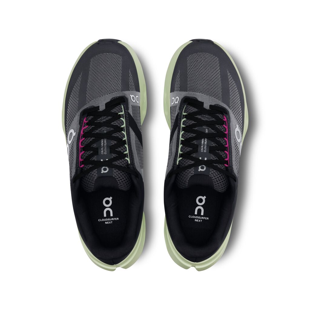 ON RUNNING WOMEN'S CLOUDSURFER NEXT - B - BLACK/LIMA 