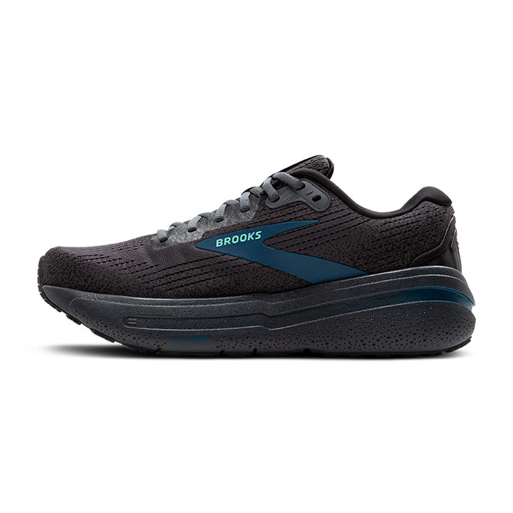 BROOKS MEN'S GHOST MAX 2 - WIDE 2E - 081 EBONY/COCKATOO/BLUE SAPPHIRE 