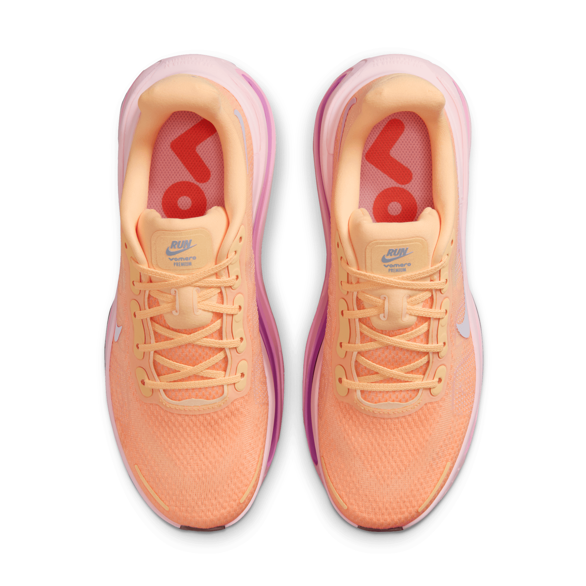 NIKE WOMEN'S VOMERO PREMIUM - B - TANGERINE TINT/TATTOO/BRIGHT CRIMSON