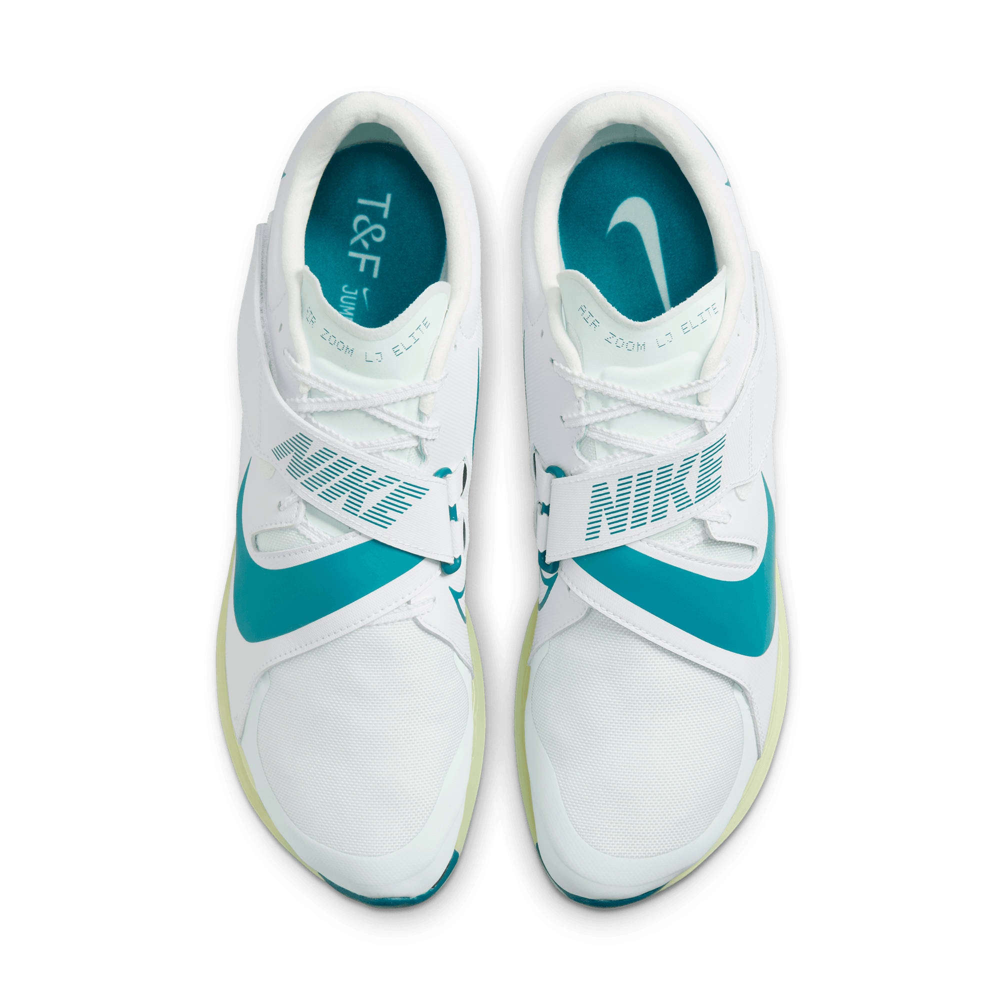 NIKE AIR ZOOM LONG JUMP ELITE - D - 100 WHITE/BRIGHT SPRUCE