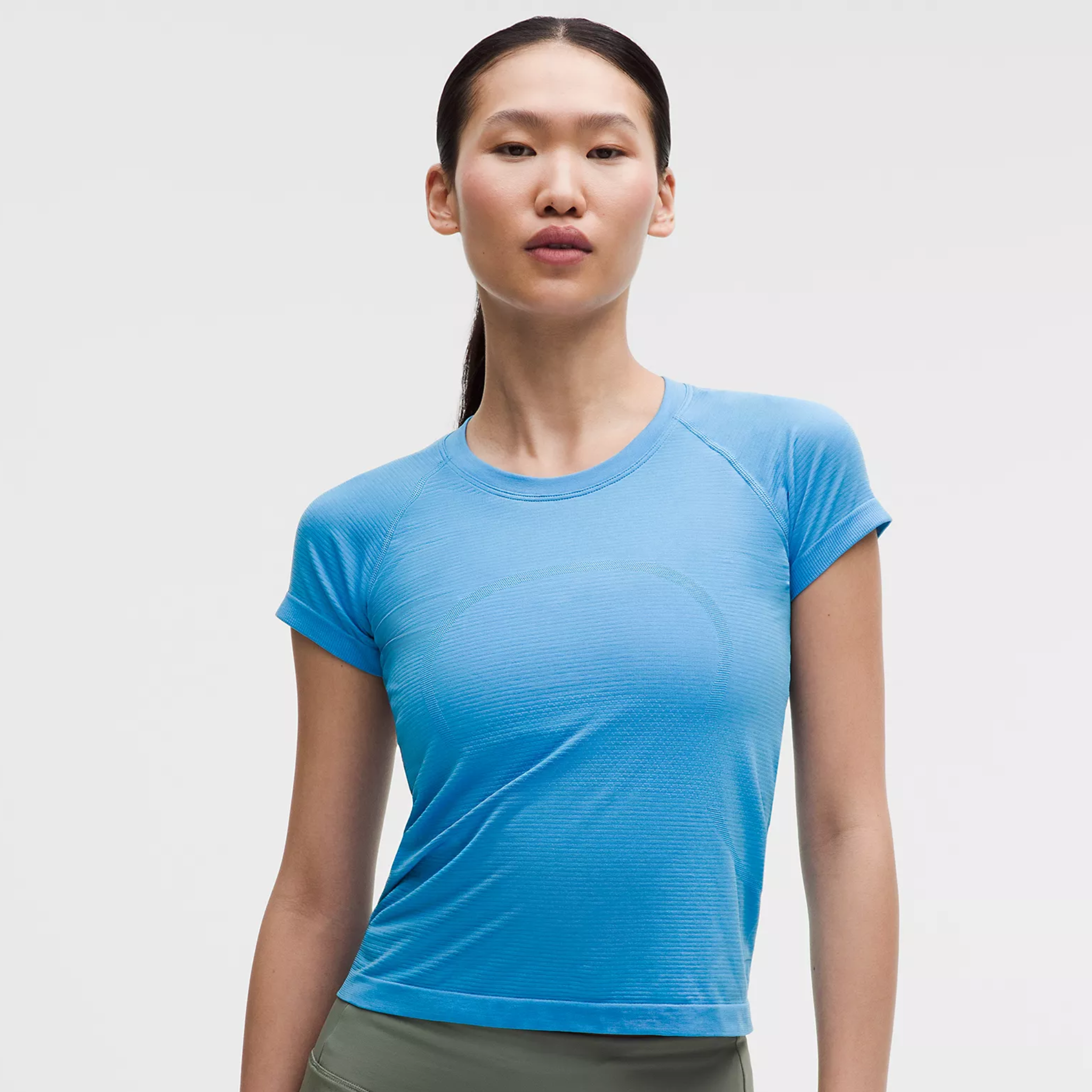 LULULEMON WOMEN'S SWIFTLY TECH SHORT SLEEVE *WAIST LENGTH - OCEAN WAVE 2