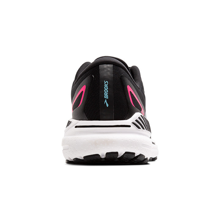 BROOKS WOMEN'S ADRENALINE 23 GTX - B - 082 BLACK/KNOCKOUT PINK/AQUA 