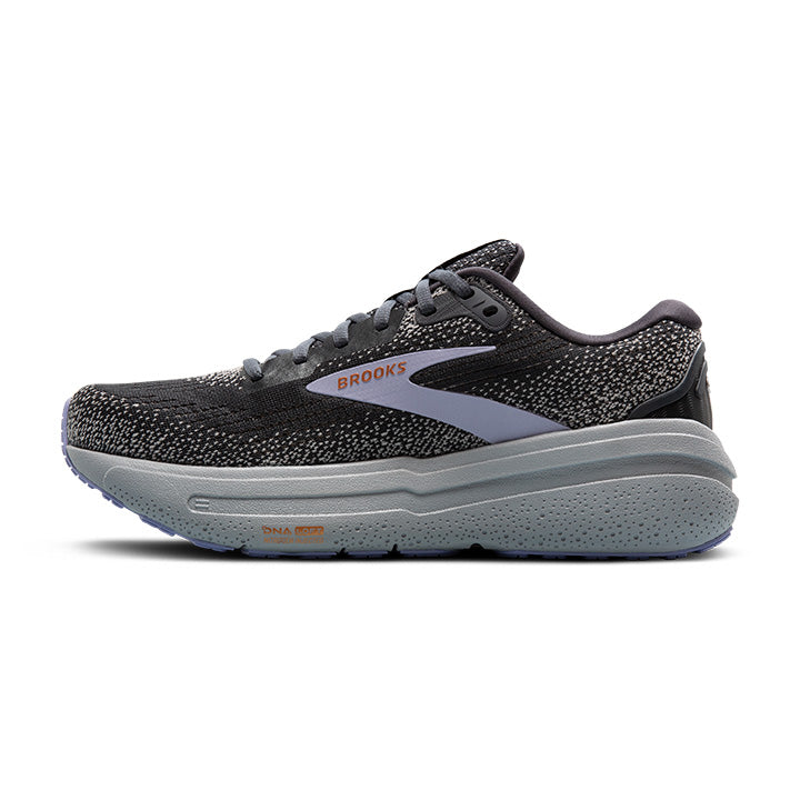 BROOKS WOMEN'S GHOST MAX 2 - B - 005 EBONY/SWEET LAVENDER/ALLOY 