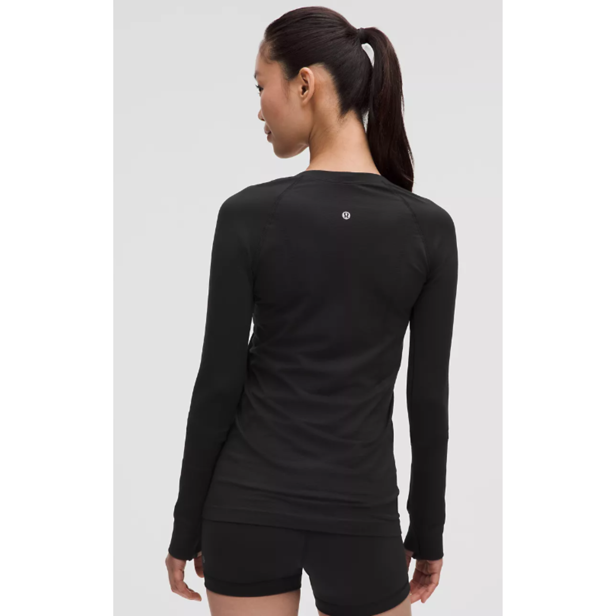 LULULEMON WOMEN'S SWIFTLY TECH LONG SLEEVE 2.0 - BLACK/BLACK