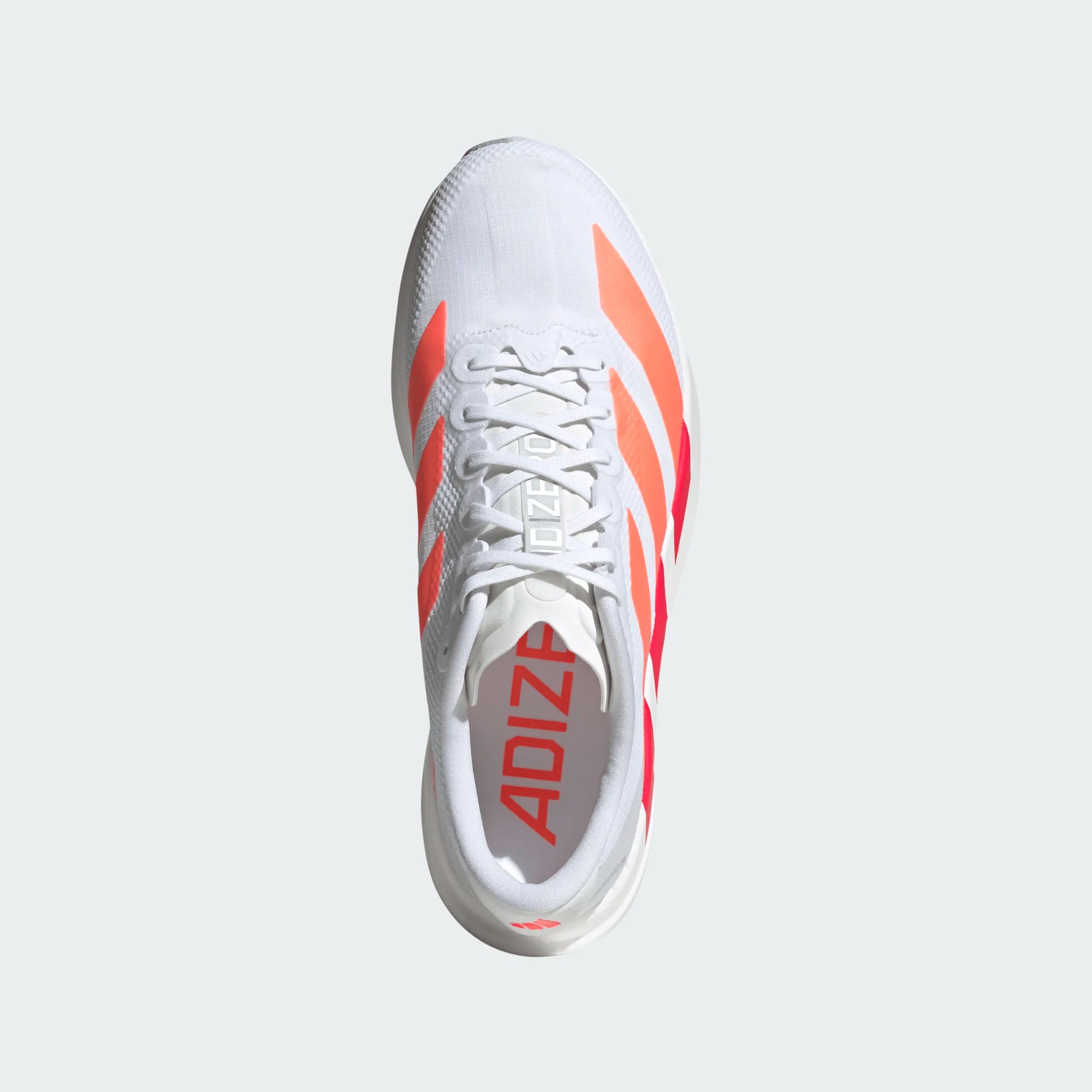 MEN'S ADIZERO EVO SL WOVEN - D - WHITE/RED | Performance Running Outfitters MEN'S ADIZERO EVO SL WOVEN - D - WHITE/RED | Performance Running Outfitters