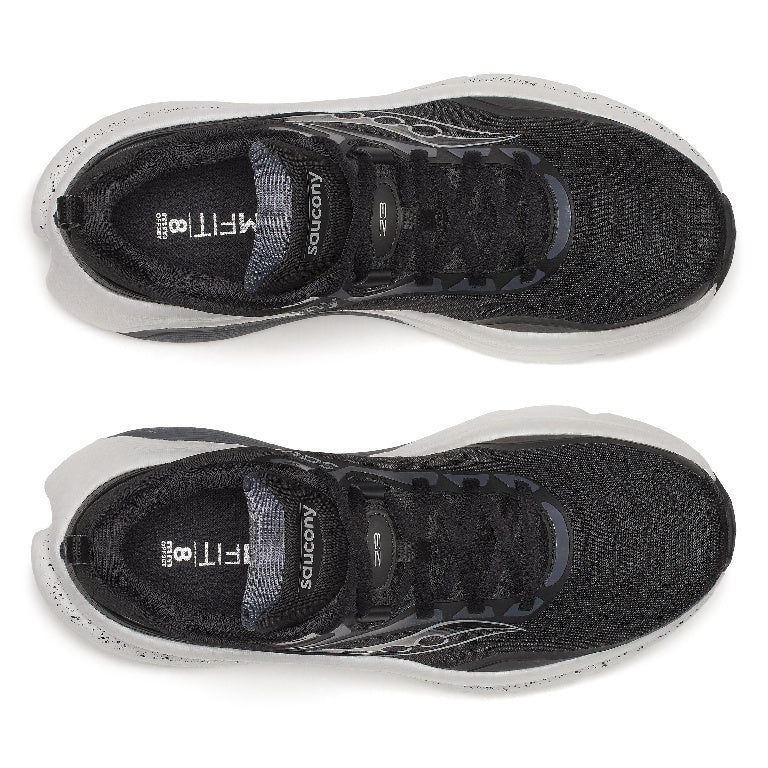 SAUCONY WOMEN'S OMNI ST 23 - B - BLACK/SILVER