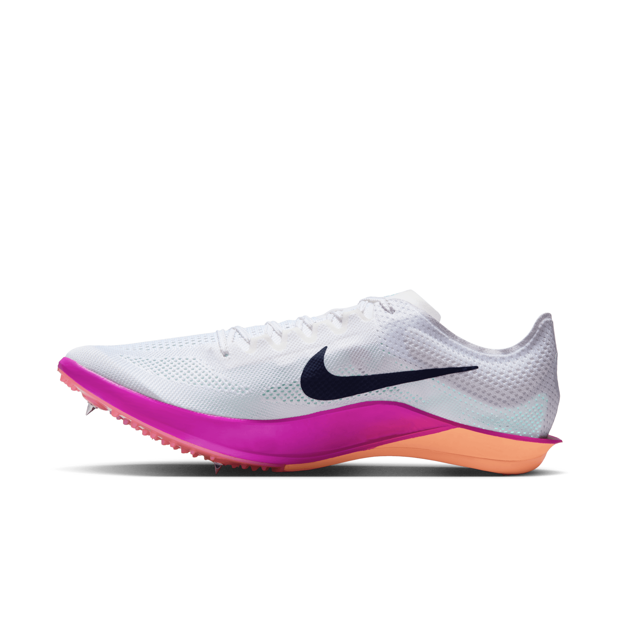 NIKE ZOOMX DRAGONFLY 2 - D - WHITE/FIRE PINK