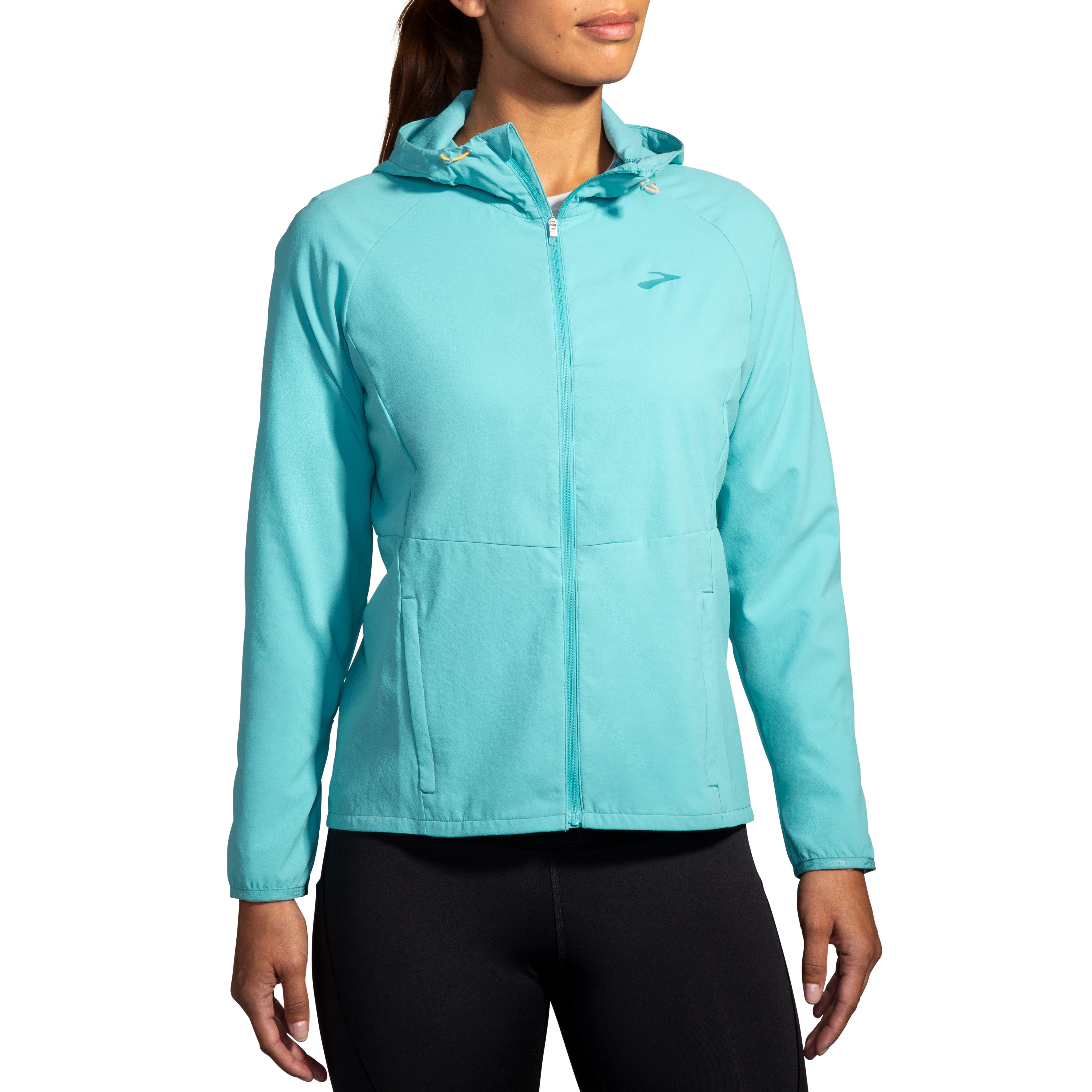 BROOKS WOMEN'S CANOPY JACKET - 452 AQUA XS