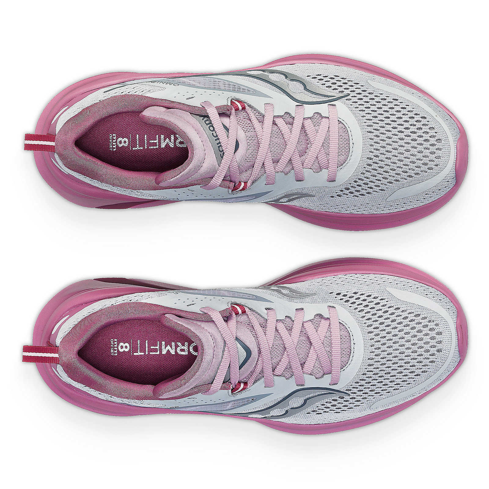 SAUCONY WOMEN'S OMNI 22 - B - 105 CLOUD/ORCHID - 8.0 