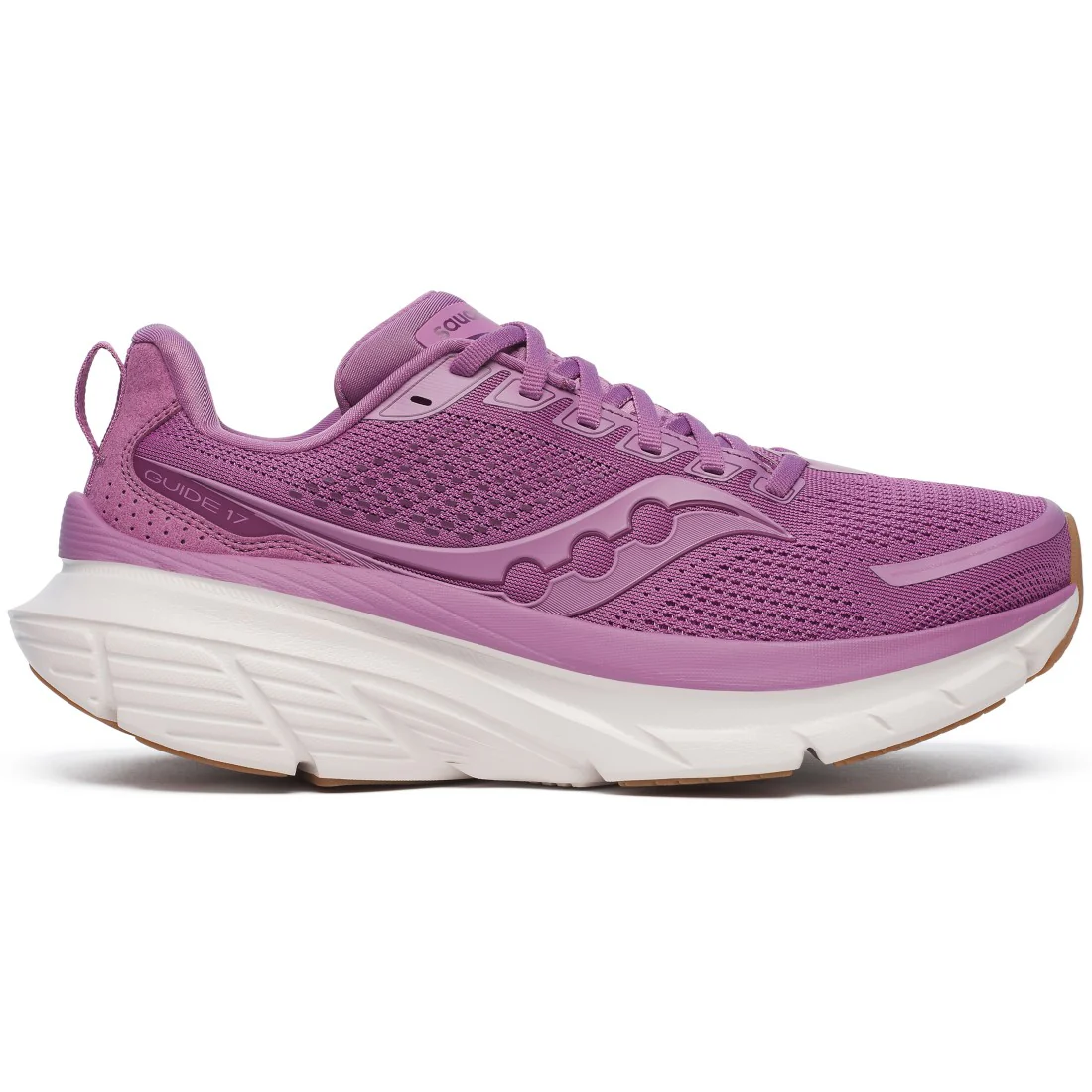 SAUCONY WOMEN'S GUIDE 17 - B - 242 VIOLA/GUM 5.0