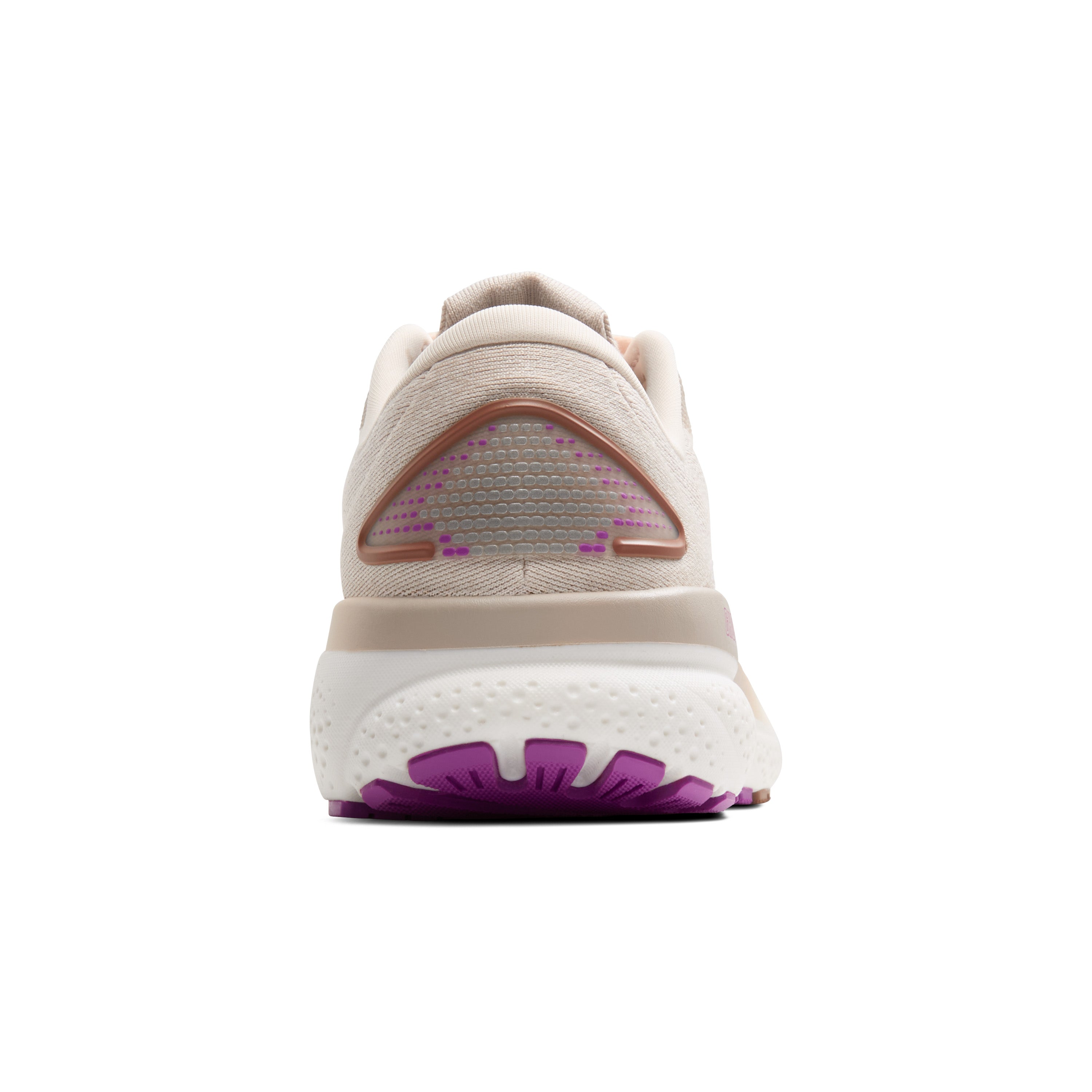 BROOKS WOMEN'S GHOST 16 - B - 251 ALMOND PEACH/COCONUT/PURPLE