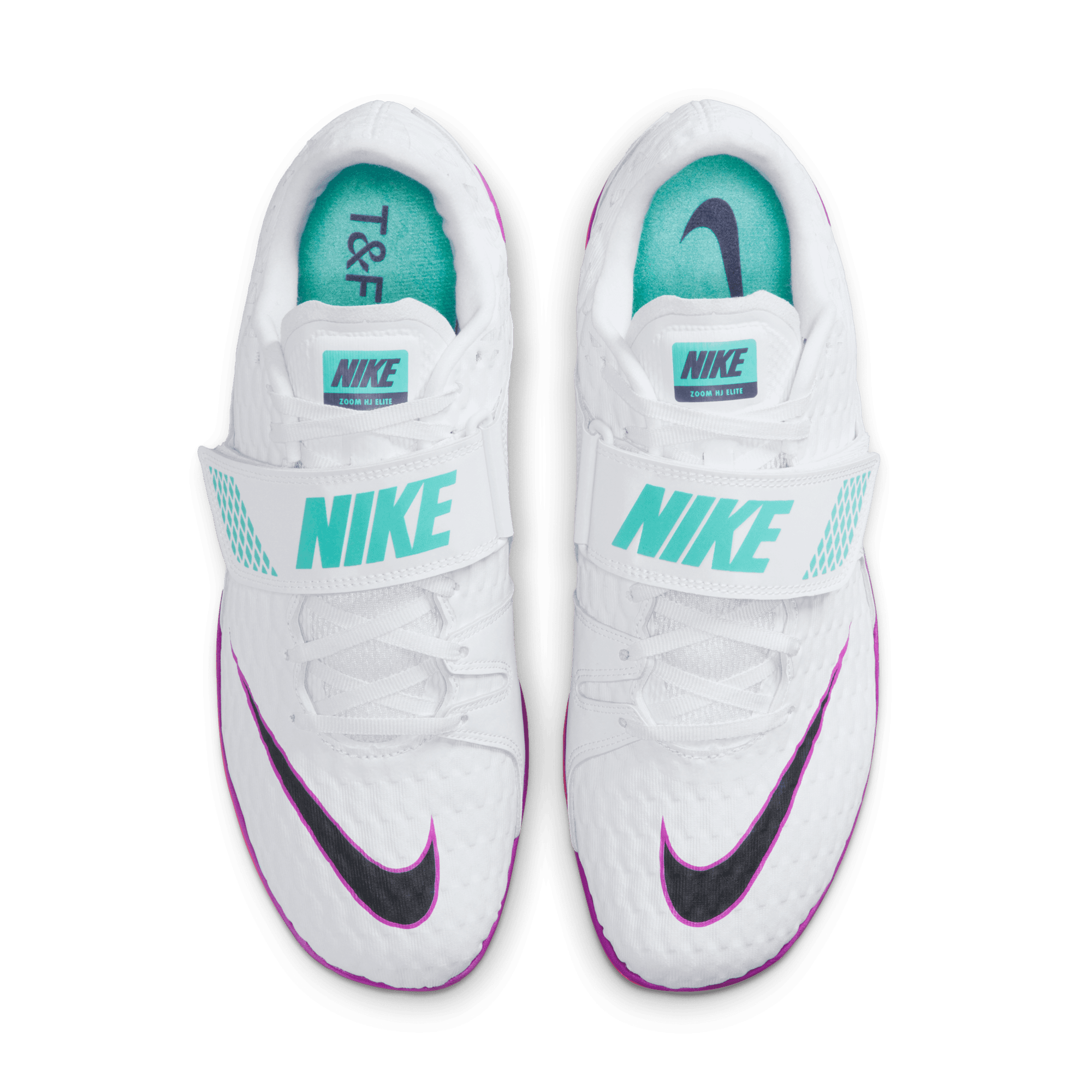 NIKE HIGH JUMP ELITE - WHITE/BRIGHT CRIMSON