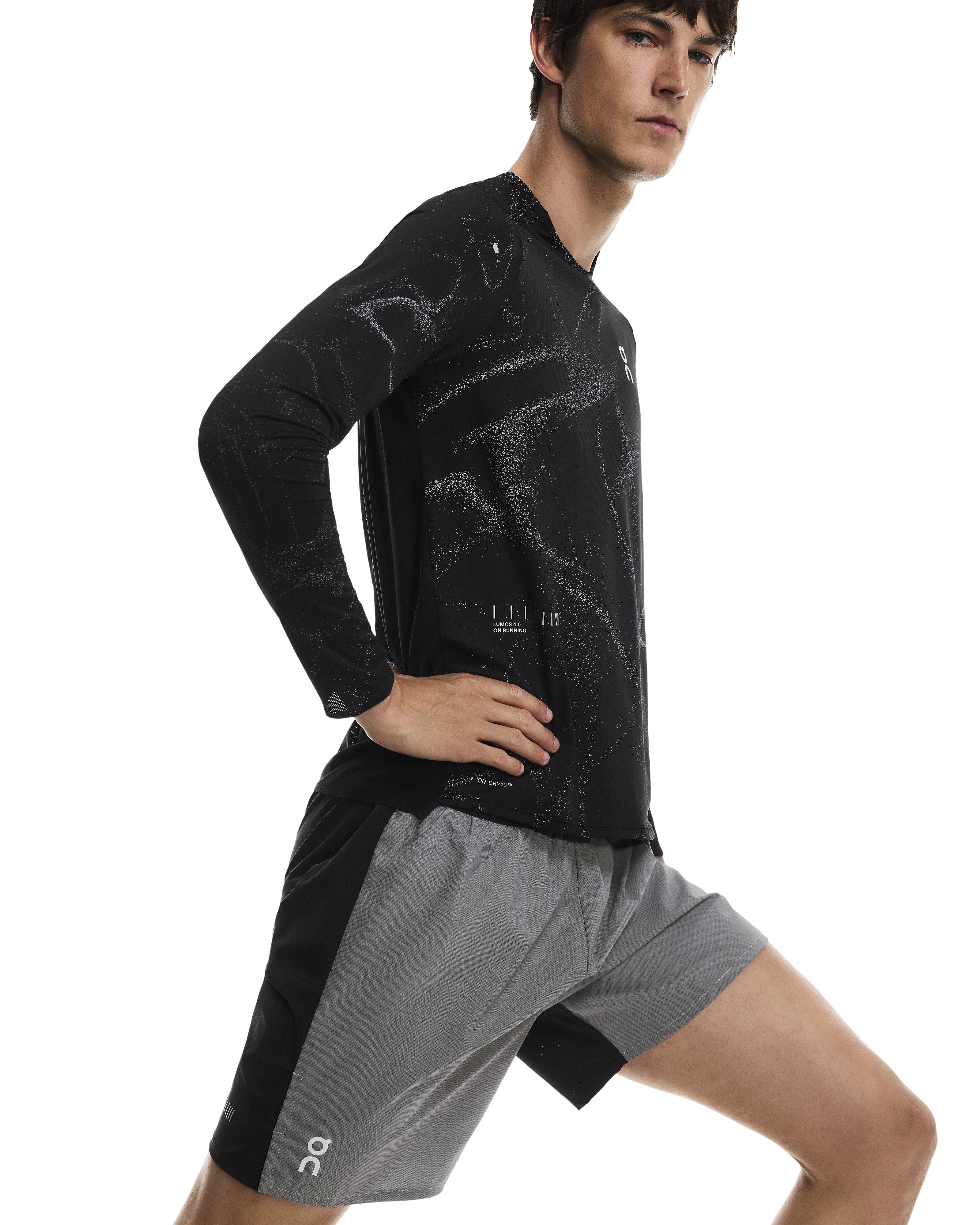 ON RUNNING MEN'S PERFORMANCE SHORTS LUMOS - ECLIPSE/BLACK