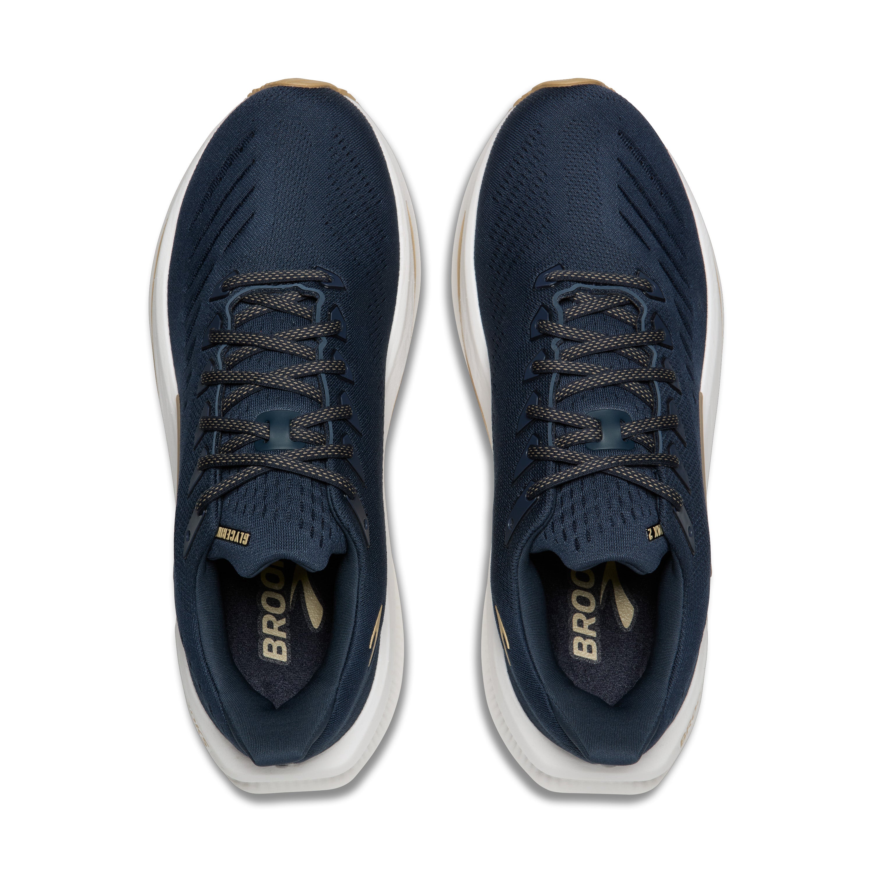 BROOKS MEN'S GLYCERIN MAX 2 - D - SPELLBOUND/STARFISH/WHITE