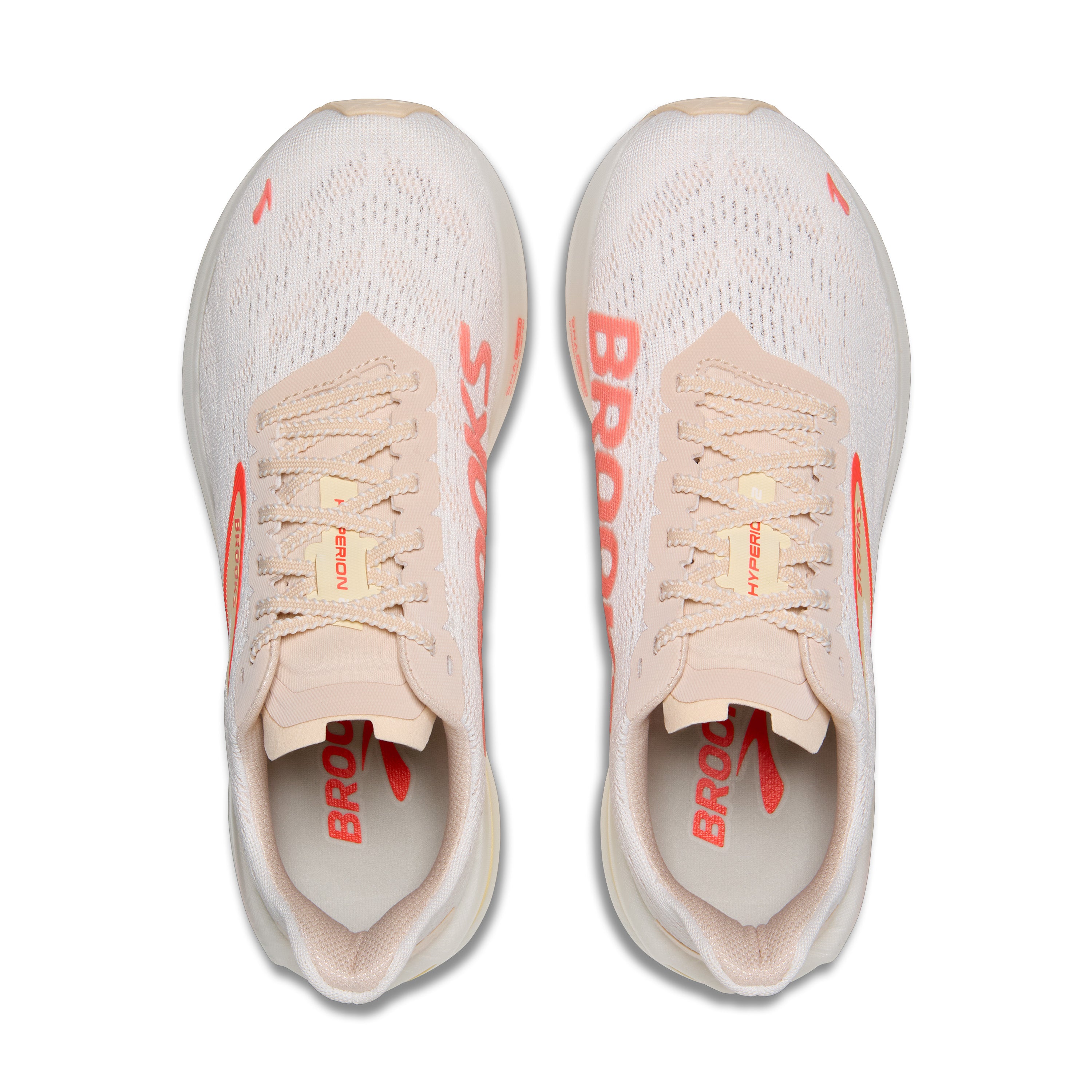 BROOKS WOMEN'S HYPERION 2 - B - 173 WHITE/PEACH/CORAL