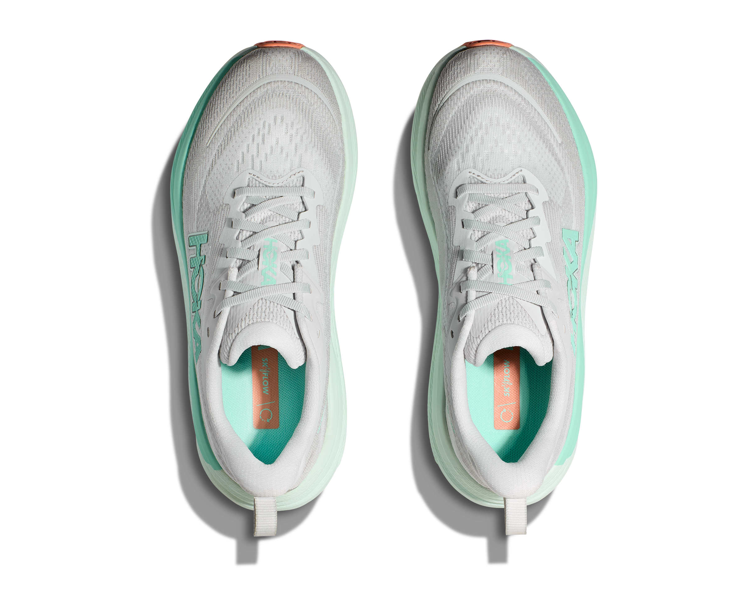 HOKA WOMEN'S SKYFLOW - B - CMCG COSMIC GREY/SEAFOAM 