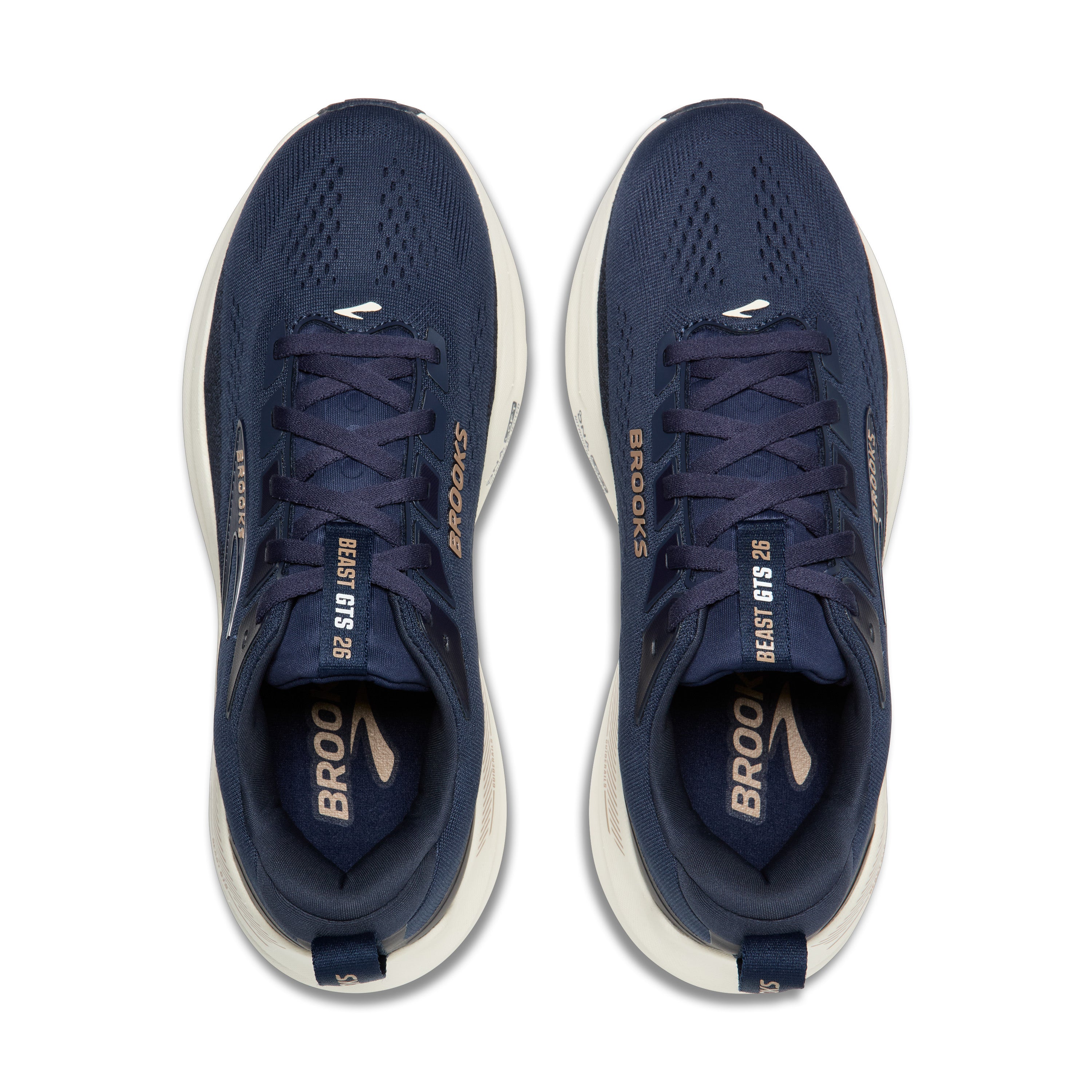 BROOKS MEN'S BEAST GTS 26 - WIDE 2E - PEACOAT/INDIGO/PORTABELLA
