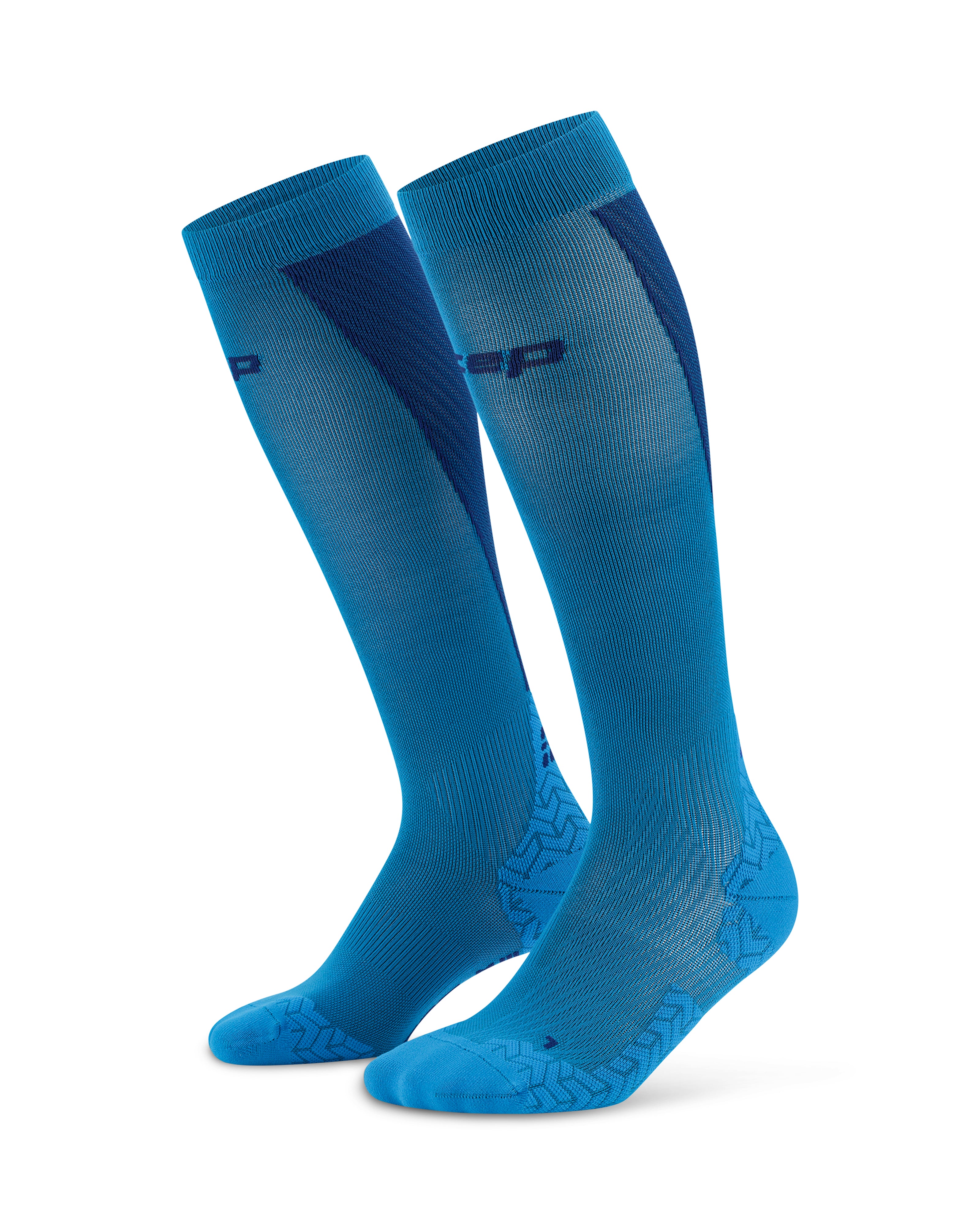 CEP MEN'S CORE RUN ULTRALIGHT SOCKS BLUE/DARK BLUE