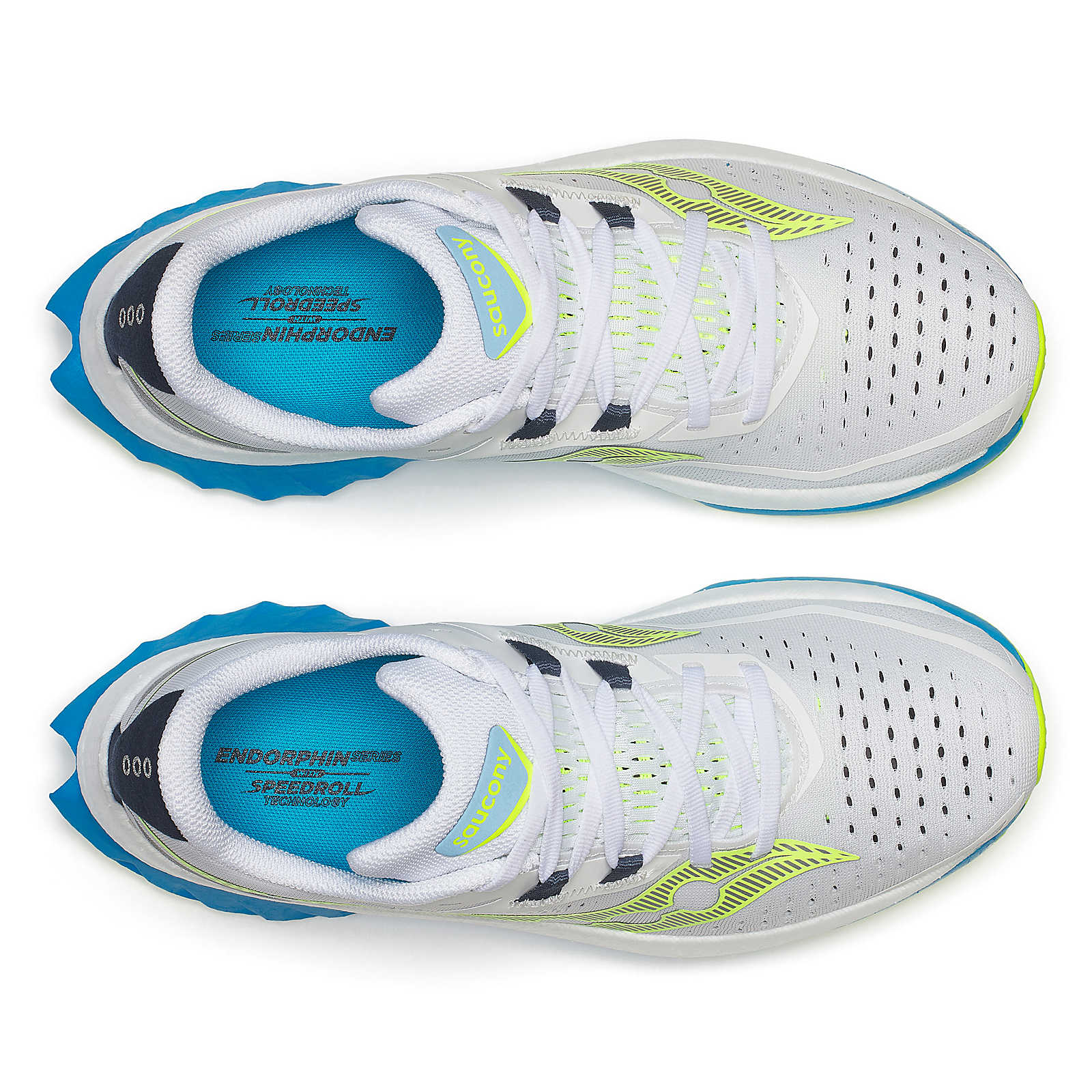 SAUCONY WOMEN'S ENDORPHIN SPEED 4 - B - 222 WHITE/VIZIBLUE 