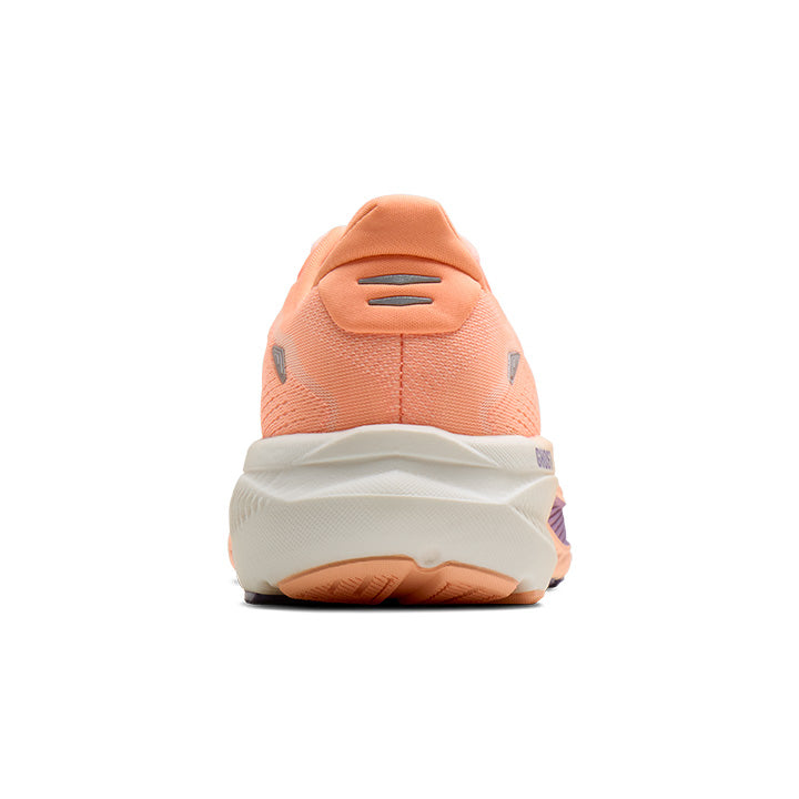BROOKS WOMEN'S GHOST 18 - B - PEACH/GRAPE/COCONUT