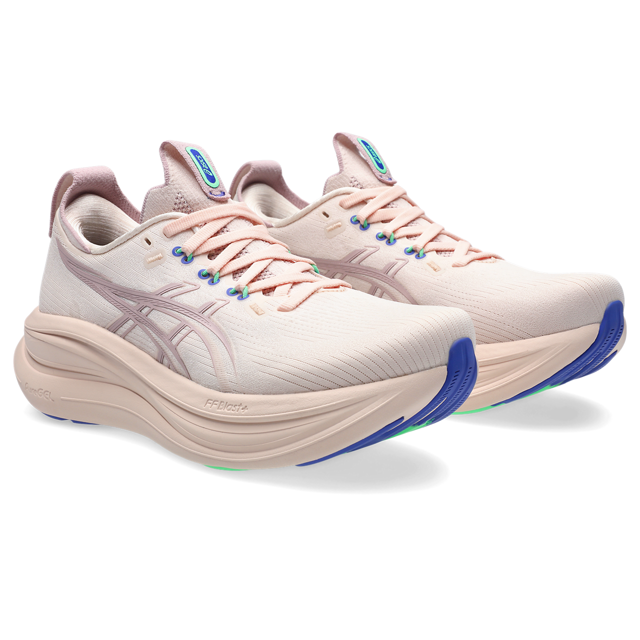 ASICS WOMEN'S NIMBUS 28 - B - PINK PEARL/MORGANITE